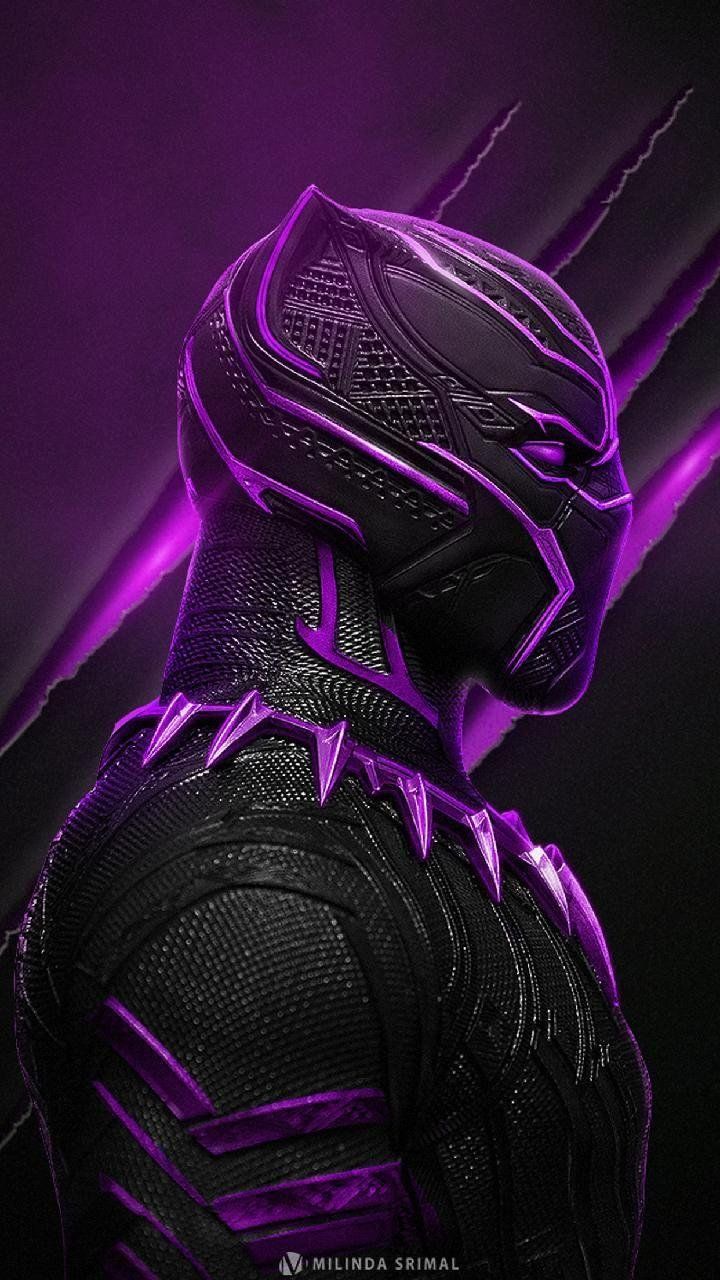  Black Panther Hintergrundbild 720x1280. Black panther neon aesthetic Wallpaper Download