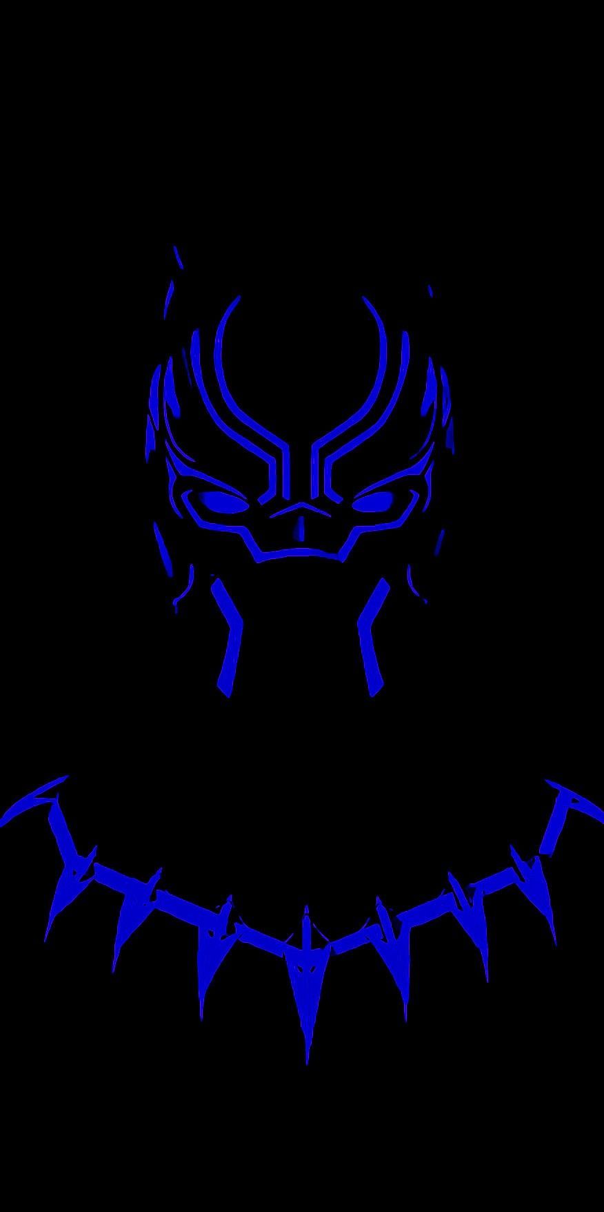  Black Panther Hintergrundbild 876x1756. Black Panther (Blue Crystal)