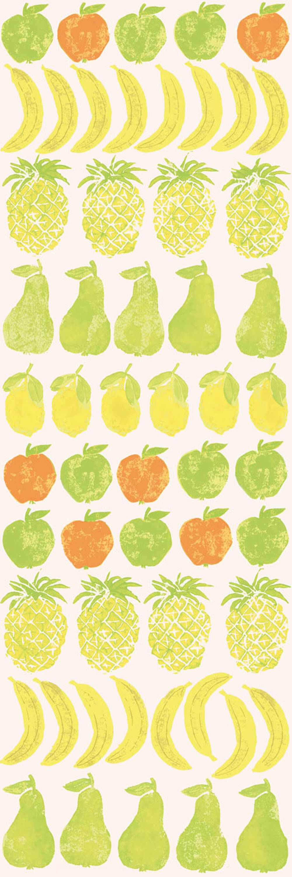  Obst Hintergrundbild 1000x3004. Wandbild Grün Gelb Obst Vlies