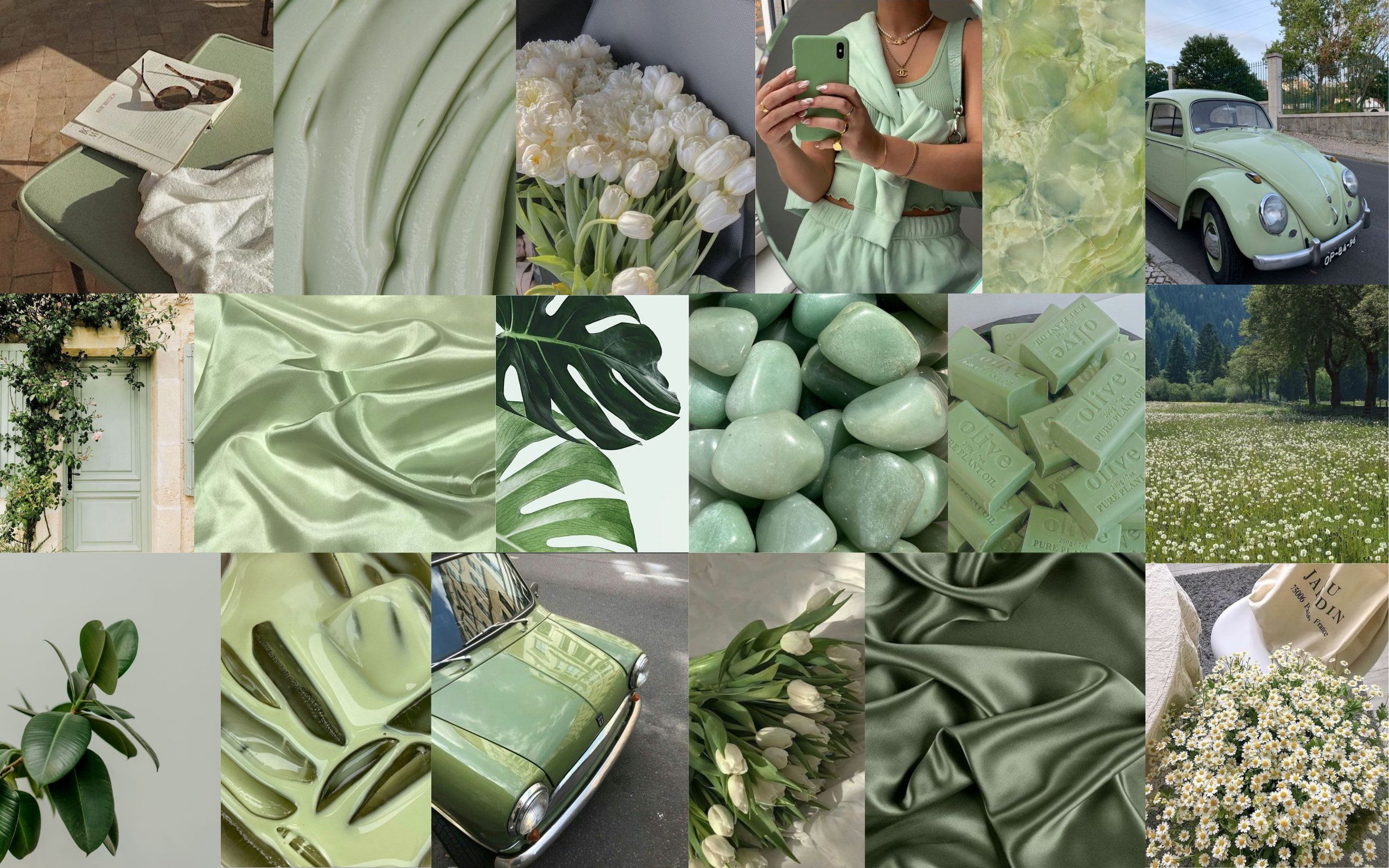 Grünes Hintergrundbild 2560x1600. Green aesthetic wallpaper