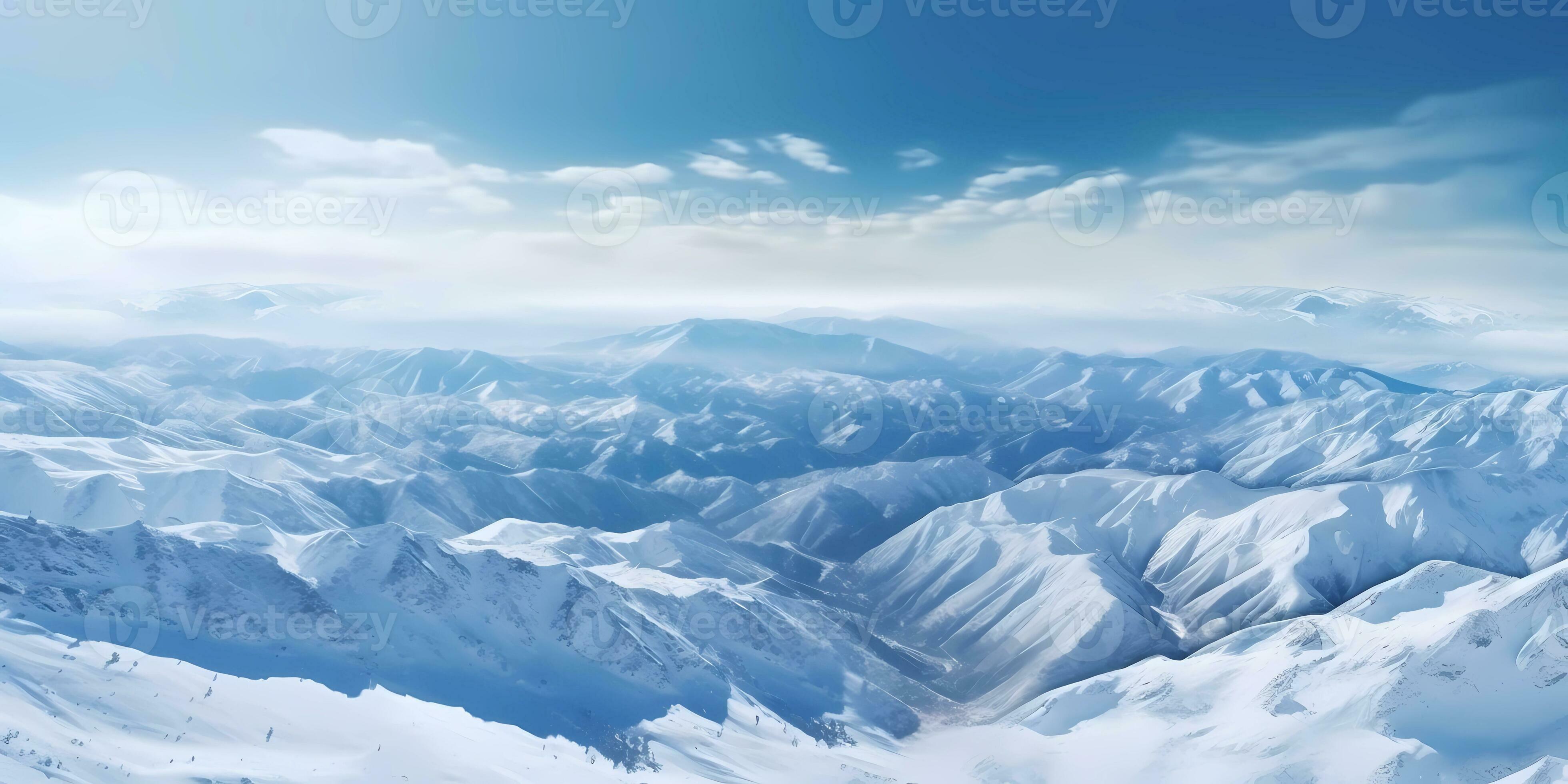  Berge Winter Hintergrundbild 3920x1960. Landschaft Eis Berge Hintergrund, Ai Generiert 26198124 Stock Photo Bei Vecteezy