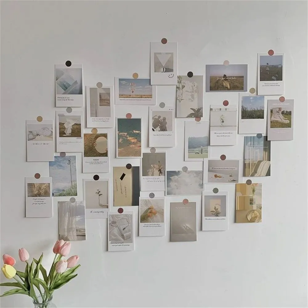  ästhetisch Hintergrundbild 1000x1000. Kunst der Mauer Kreativ Postkarten ästhetische Bilder Collage Kit Ins Wallpaper