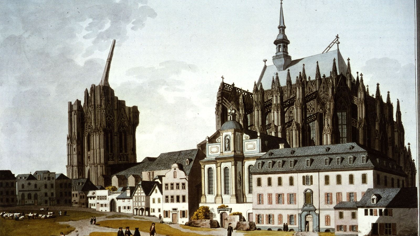  Kölner Dom Hintergrundbild 1600x900. Gotik: Mittelalter