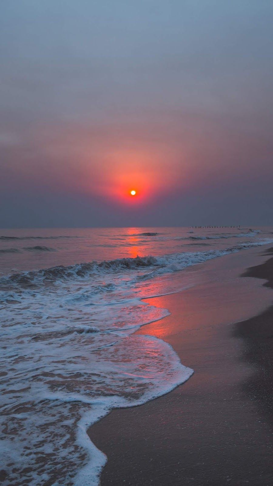  Sonne Strand Meer Hintergrundbild 900x1600. Sunset in the beach #wallpaper #iphone #android #background #followme. Sunset wallpaper, Ocean wallpaper, Beach sunset wallpaper