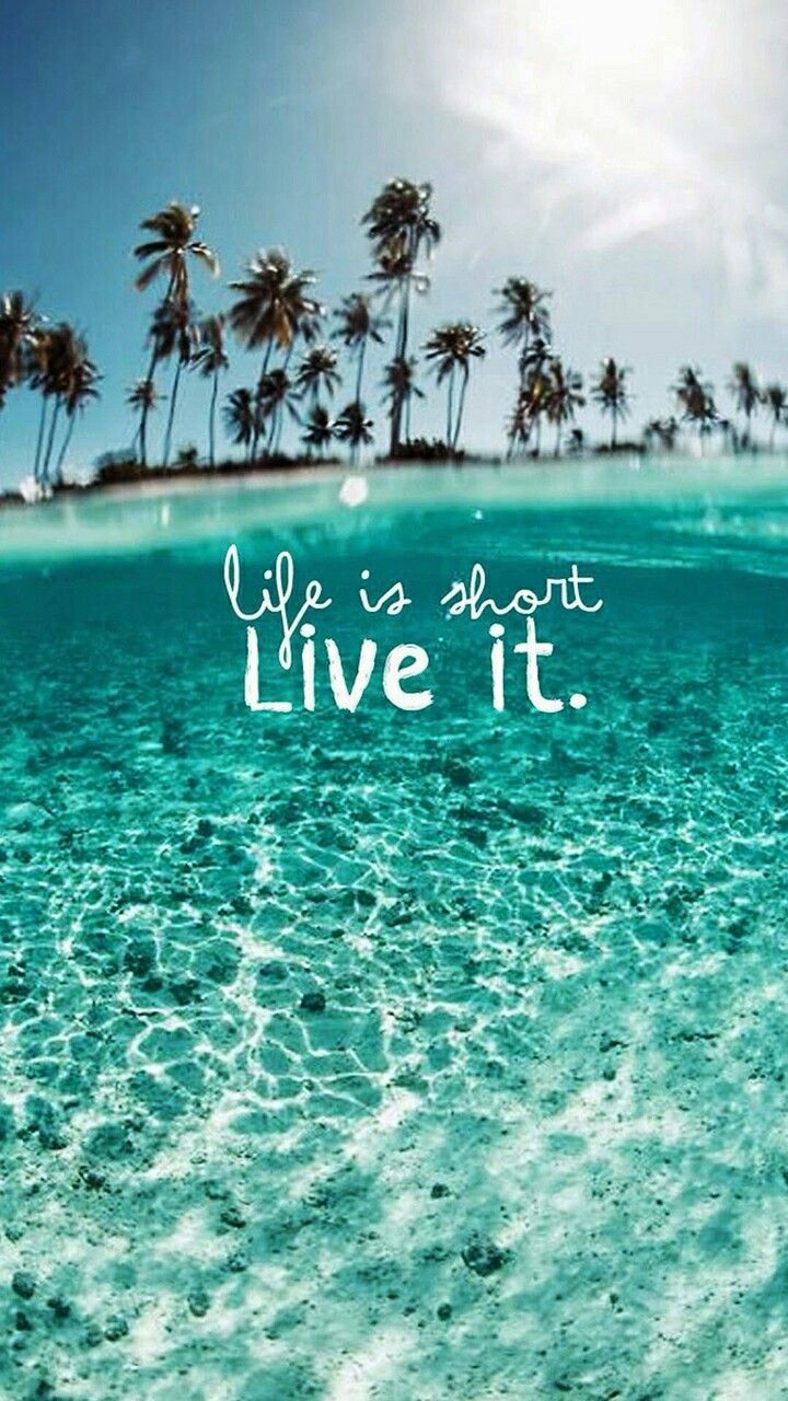  Strand Karibik Hintergrundbild 720x1280. Beach life is short. live it!. Summer wallpaper, Nature iphone wallpaper, Wallpaper quotes