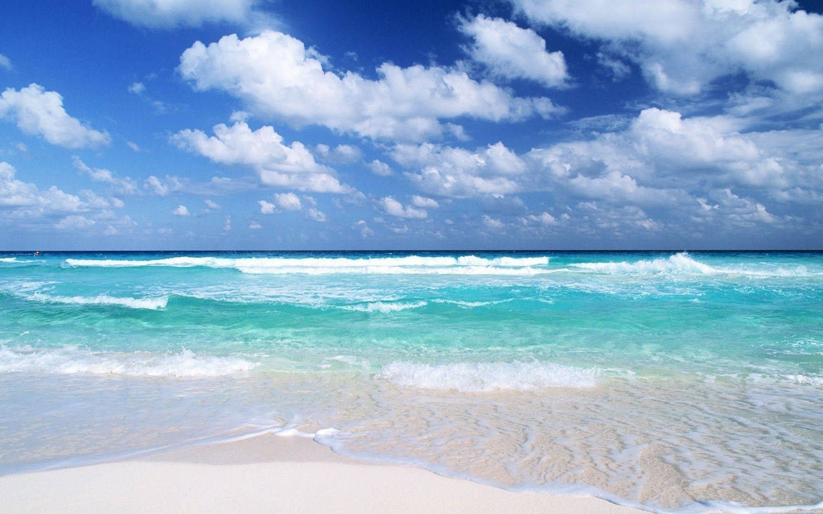  Strand Karibik Hintergrundbild 1600x1000. Ästhetischer Strand Wallpaper KOSTENLOS
