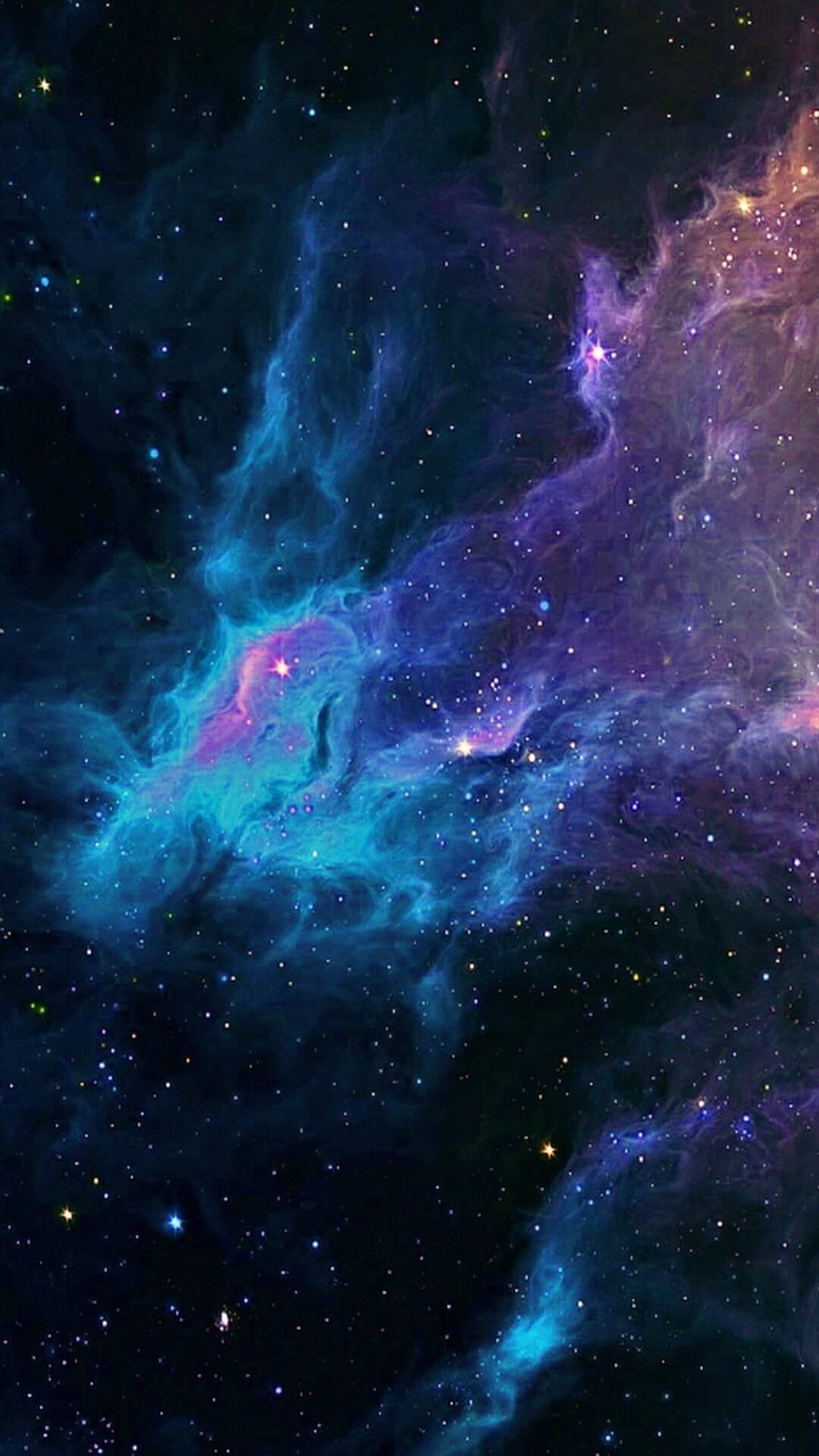 Galaxie Hintergrundbild 1080x1920. Blue galaxy aesthetic Wallpaper Download