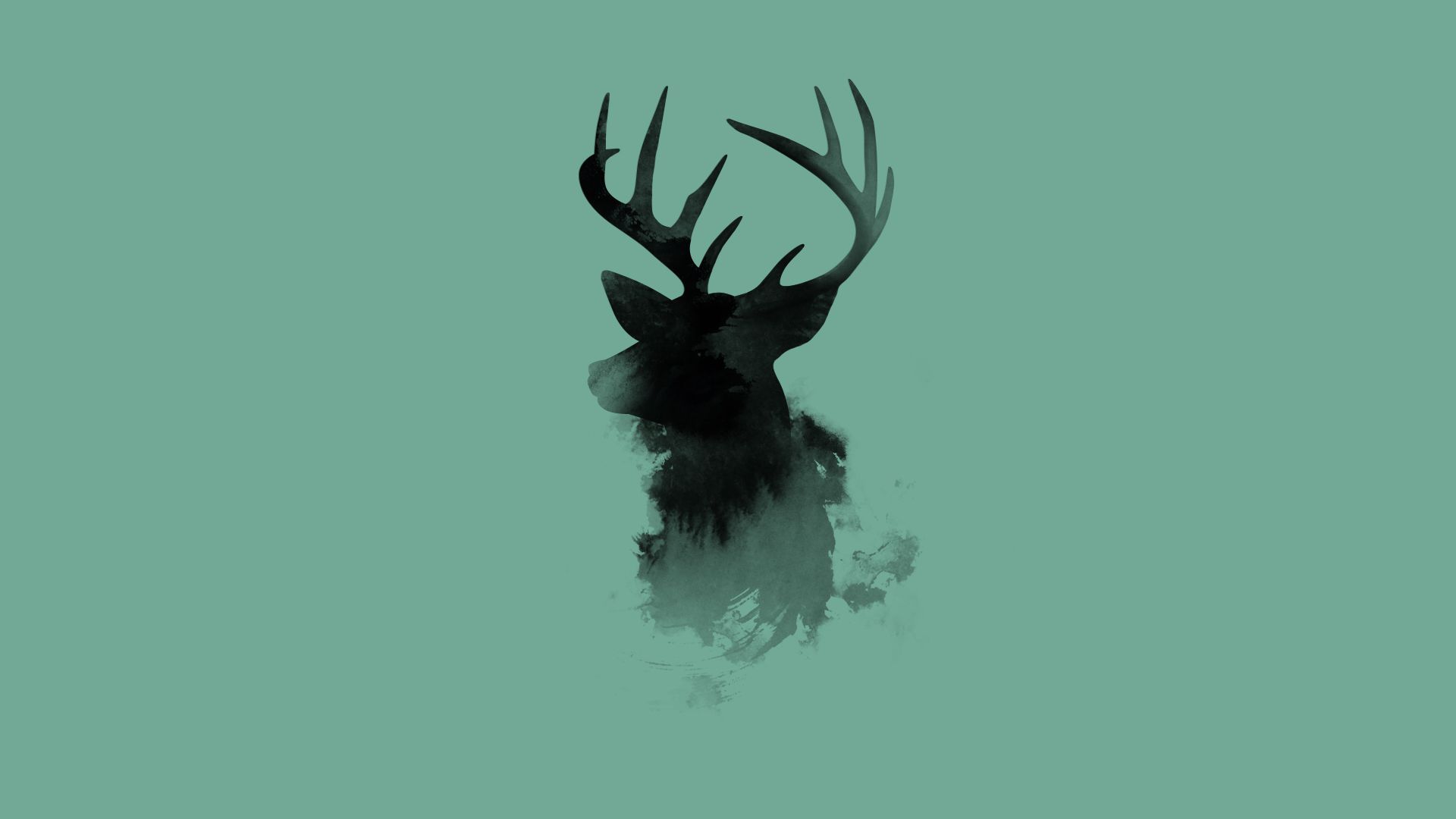  Hirsch Hintergrundbild 1920x1080. Deer [1920x1080]. Deer wallpaper, Digital artwork, Art wallpaper