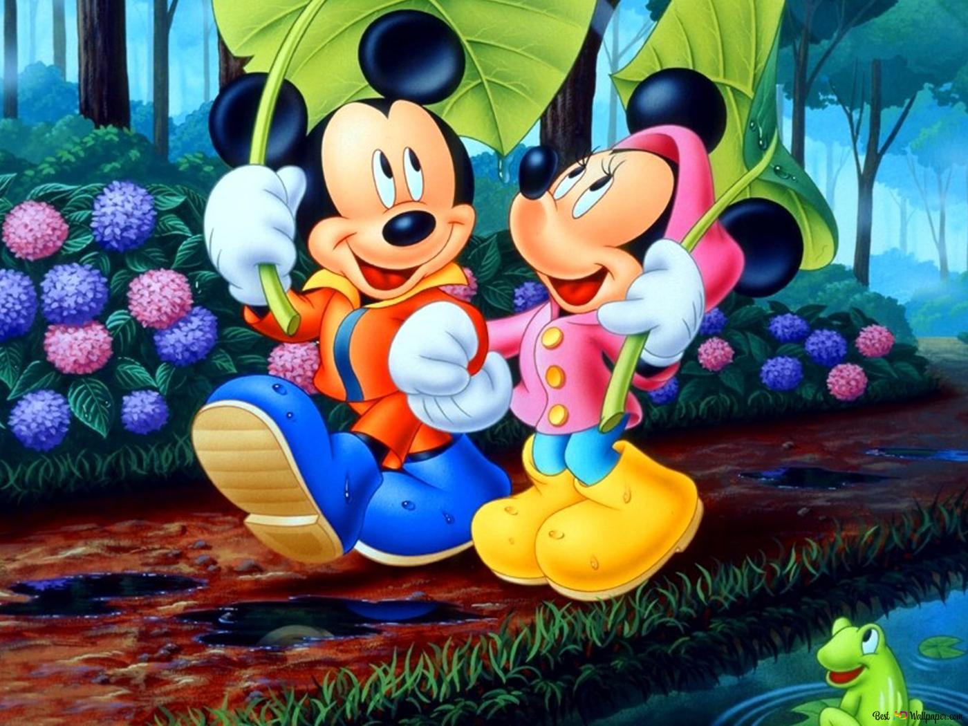  Minnie Mouse Hintergrundbild 1400x1050. Micky und Minnie Maus 2K Hintergrundbild herunterladen