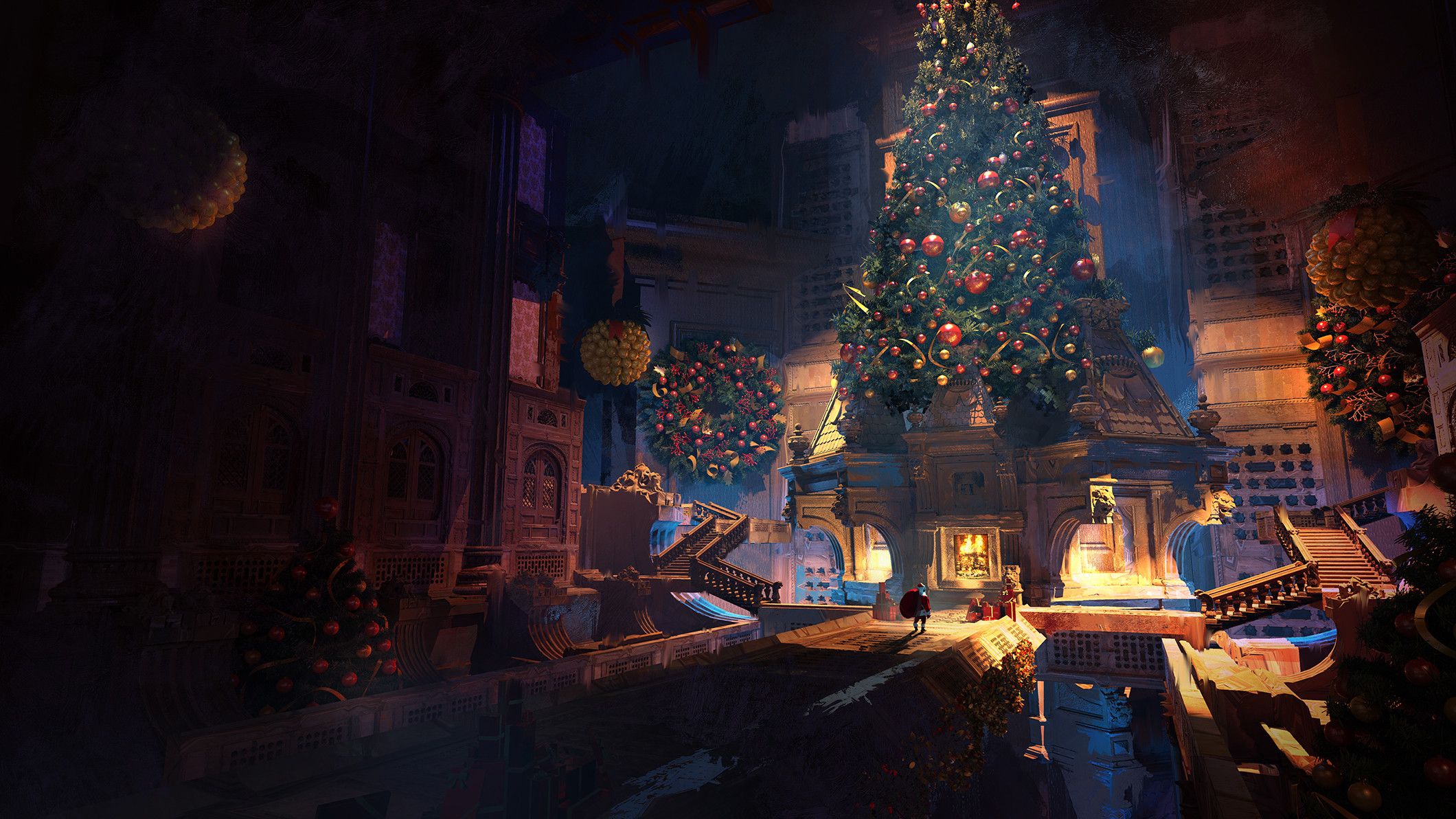  PC Weihnachten Hintergrundbild 2120x1192. Christmas HD Wallpaper and Background