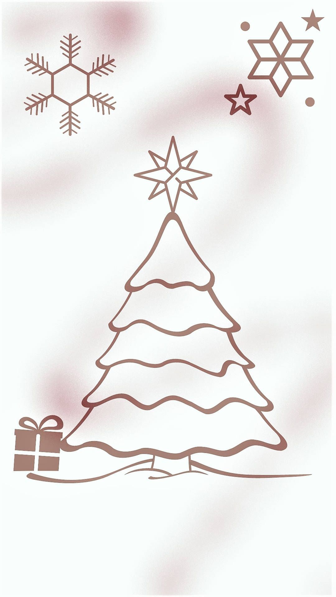  Weihnachts Hintergrundbild 1080x1920. Download Minimalist Pink Christmas Aesthetic Wallpaper