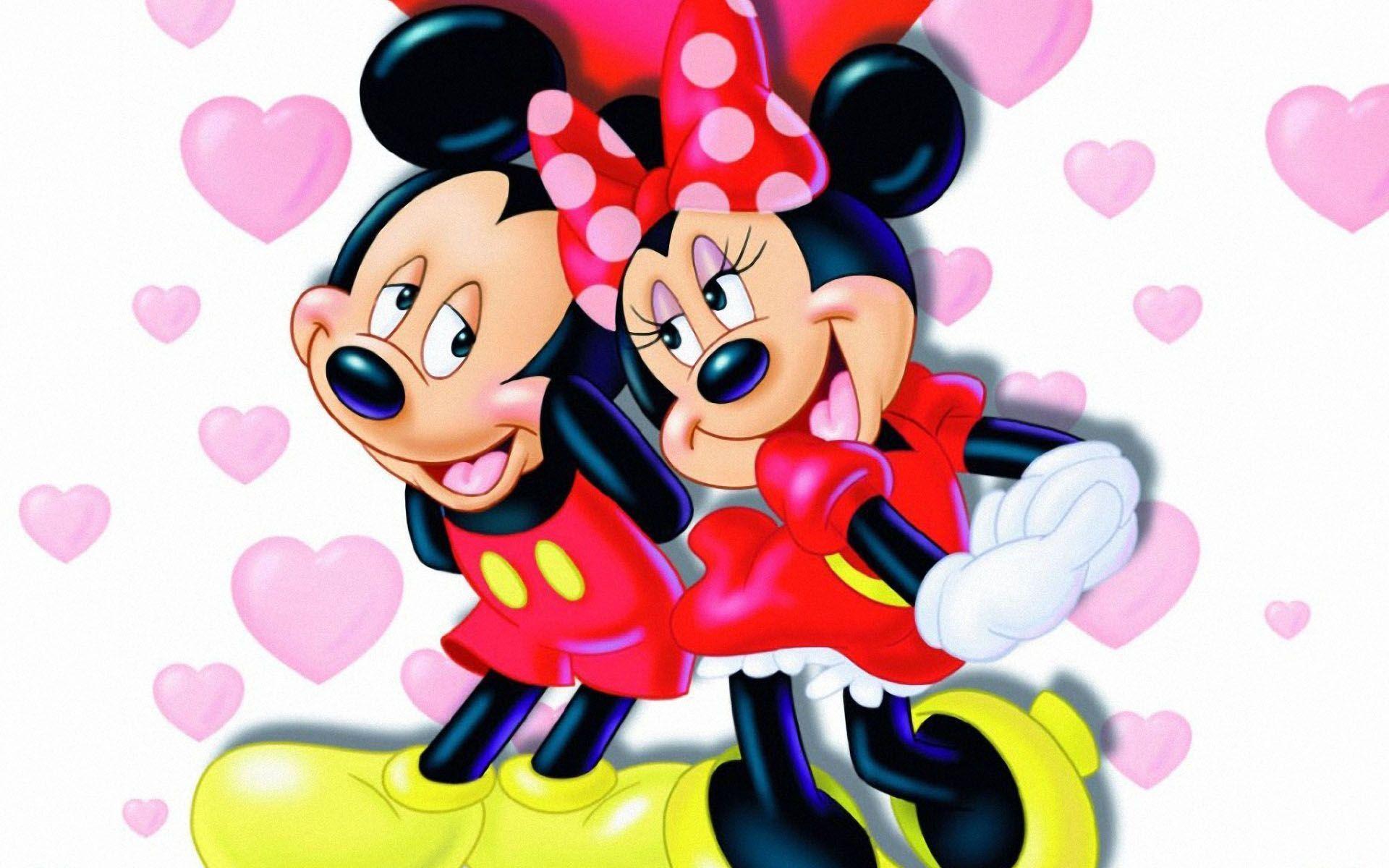  Minnie Mouse Hintergrundbild 1920x1200. Minnie And Mickey Mouse Wallpaper