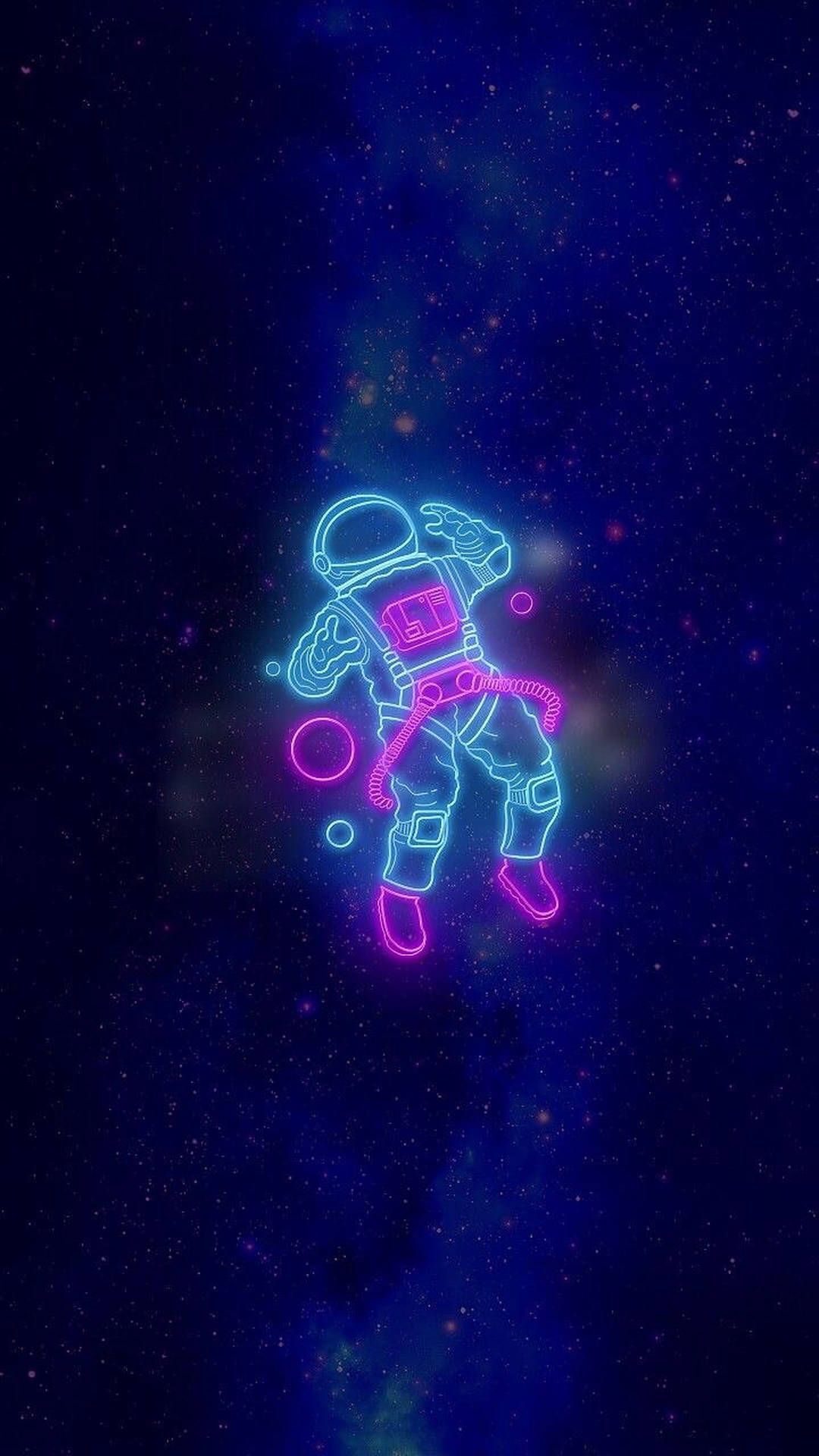 Led Hintergrundbild 1080x1920. Download Astronaut LED Light Wallpaper