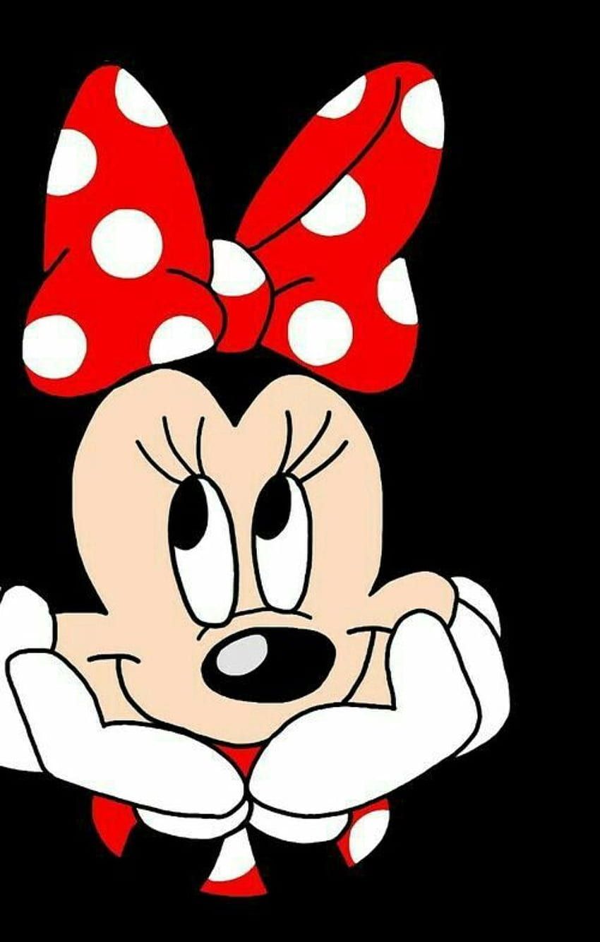  Minnie Mouse Hintergrundbild 850x1334. Mickey Mouse And Minnie Mouse, Minnie Mouse Black HD phone wallpaper