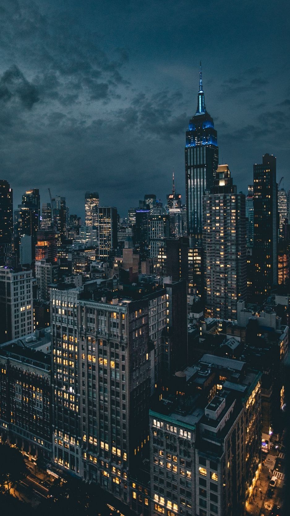  New York Bei Nacht Hintergrundbild 938x1668. Newyork City Night Wallpaper Download