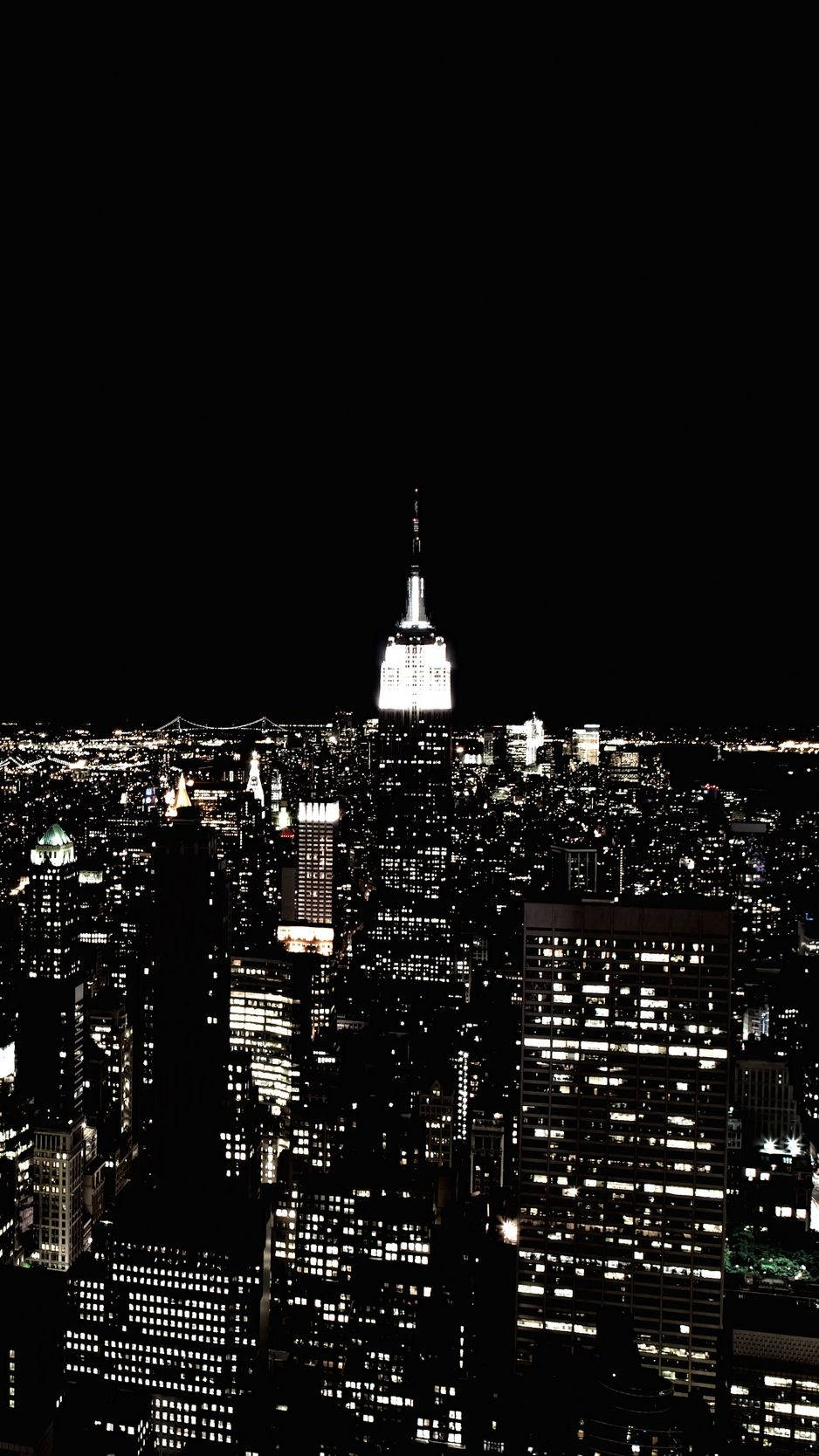  New York Bei Nacht Hintergrundbild 938x1668. New York Ästhetische Bilder