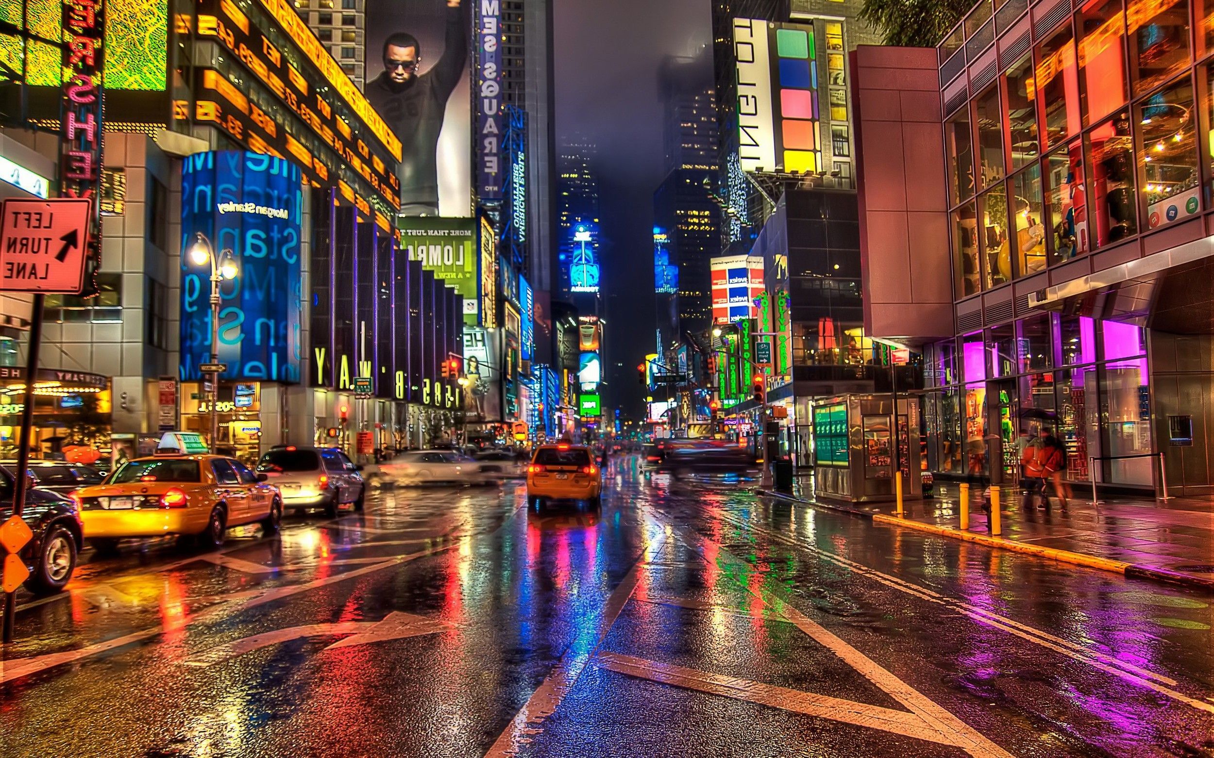  New York Bei Nacht Hintergrundbild 2500x1562. Aesthetic NYC Wallpaper