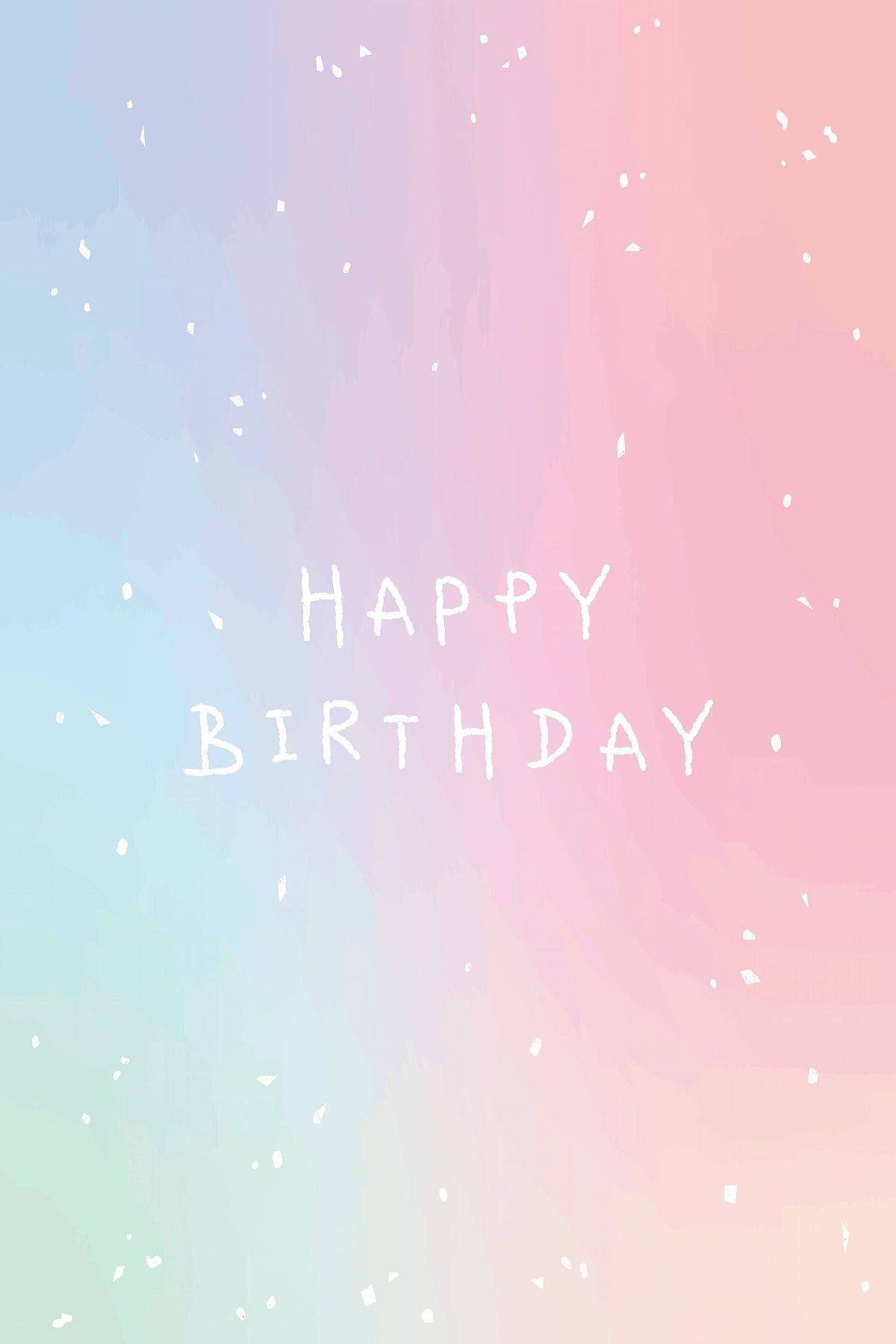  Geburtstag Hintergrundbild 1200x1800. Download Aesthetic Happy Birthday Sparkles Wallpaper