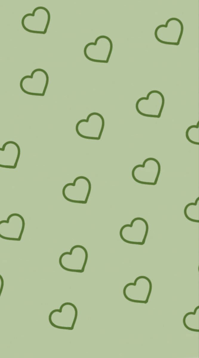  Grüner Hintergrundbild 667x1200. Grünes Herz Wallpaper KOSTENLOS
