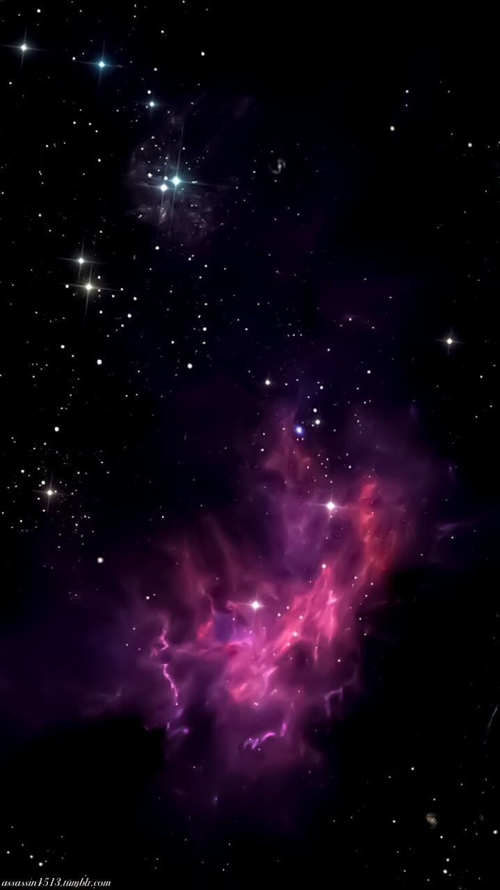 Galaxie Hintergrundbild 719x1280. Assassins can fly. Black aesthetic wallpaper, Purple galaxy wallpaper, Purple aesthetic