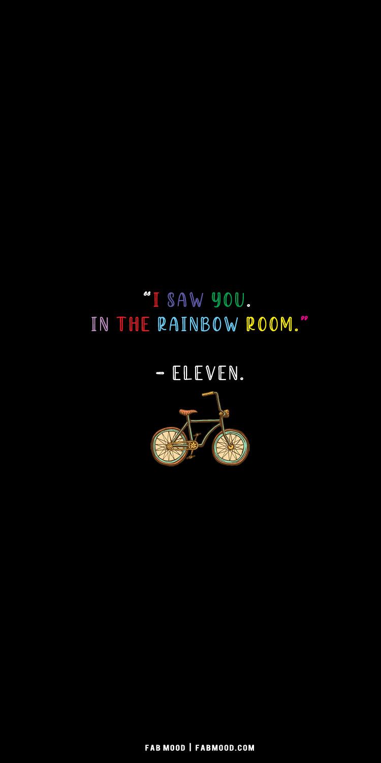  Stranger Things Hintergrundbild 750x1500. Awesome Stranger Things Wallpaper : I saw you in the rainbow room