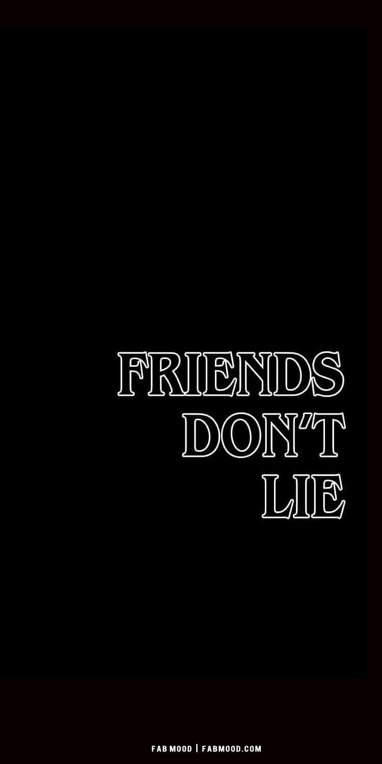  Stranger Things Hintergrundbild 750x1500. Awesome Stranger Things Wallpaper : Friends Don't Lie