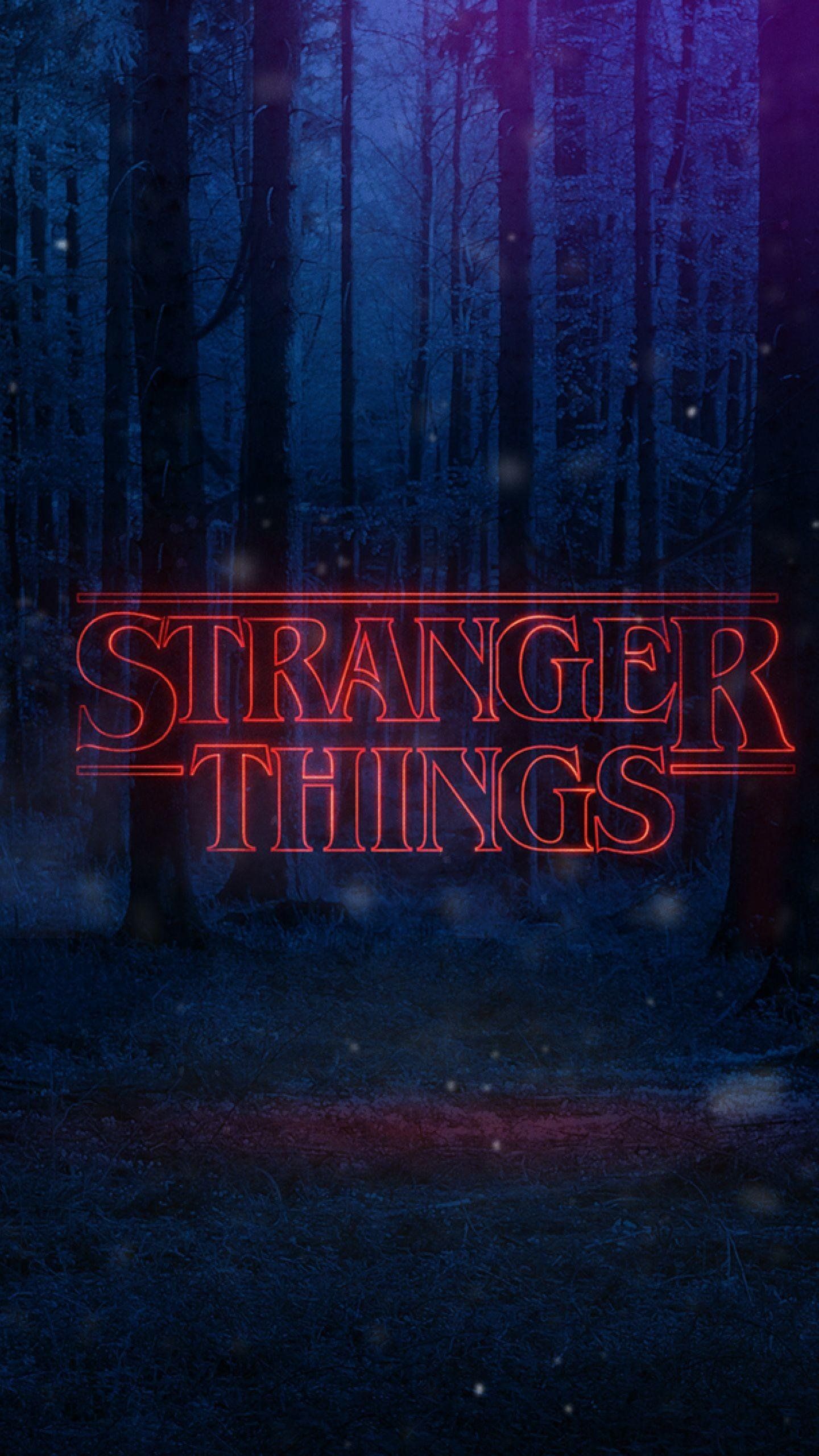  Stranger Things Hintergrundbild 1440x2560. Stranger Things Logo Wallpaper Download