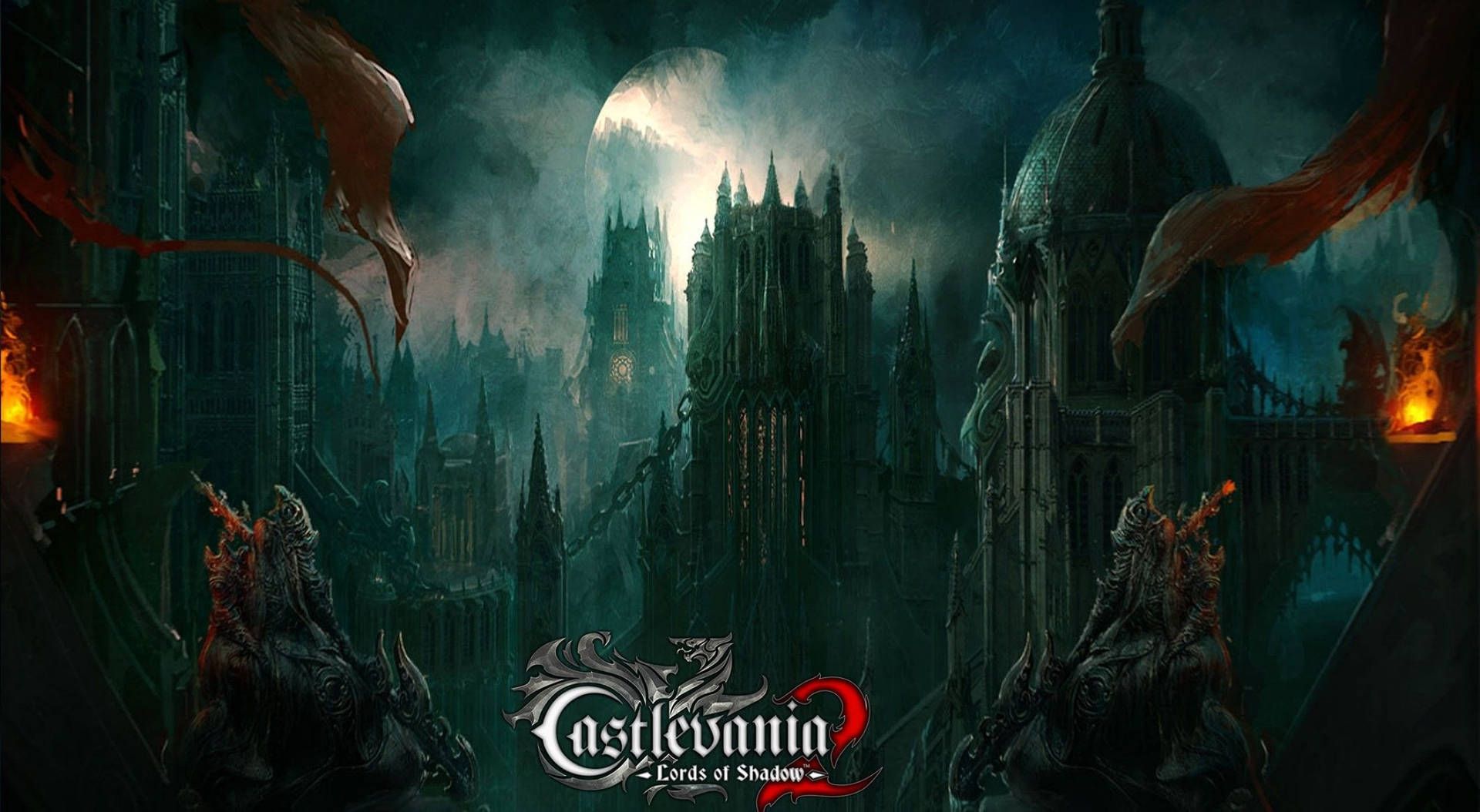  Castlevania Hintergrundbild 1920x1054. Download Solitude in the Shadow of the Gothic Castle Wallpaper