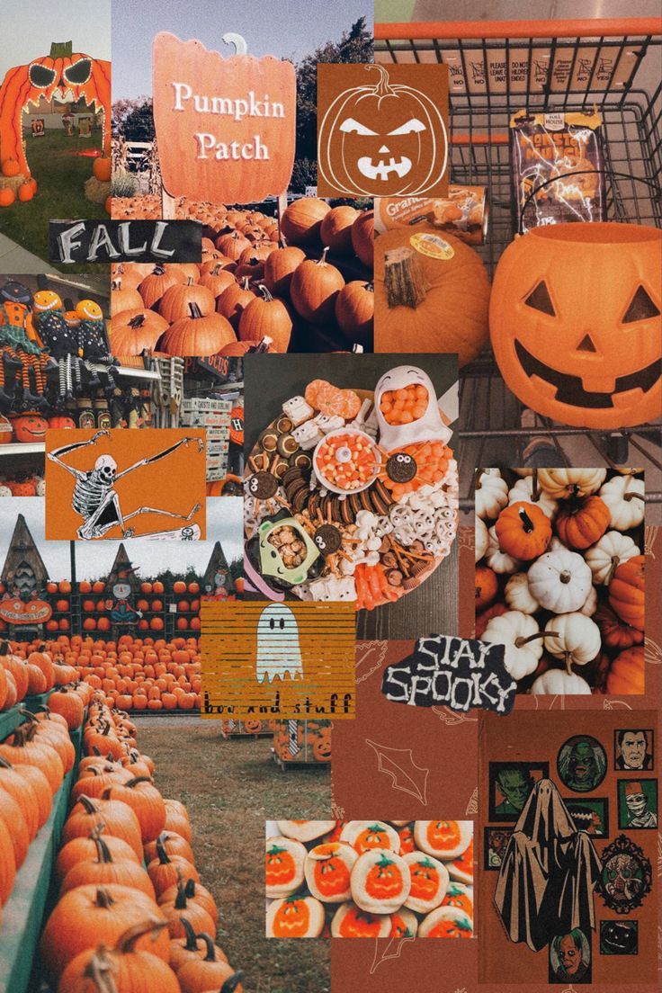 Halloween Hintergrundbild 736x1104. Embrace the Cozy Vibes with Fall Aesthetic Wallpaper
