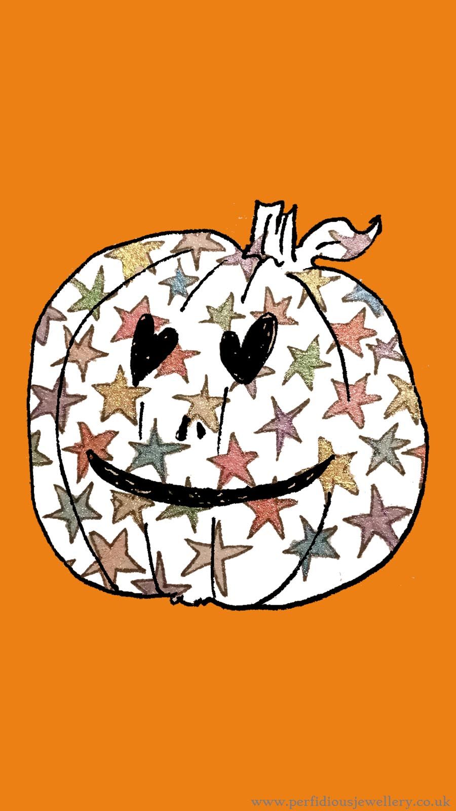  Halloween Hintergrundbild 900x1600. Halloween pumpkin and skull phone wallpaper!
