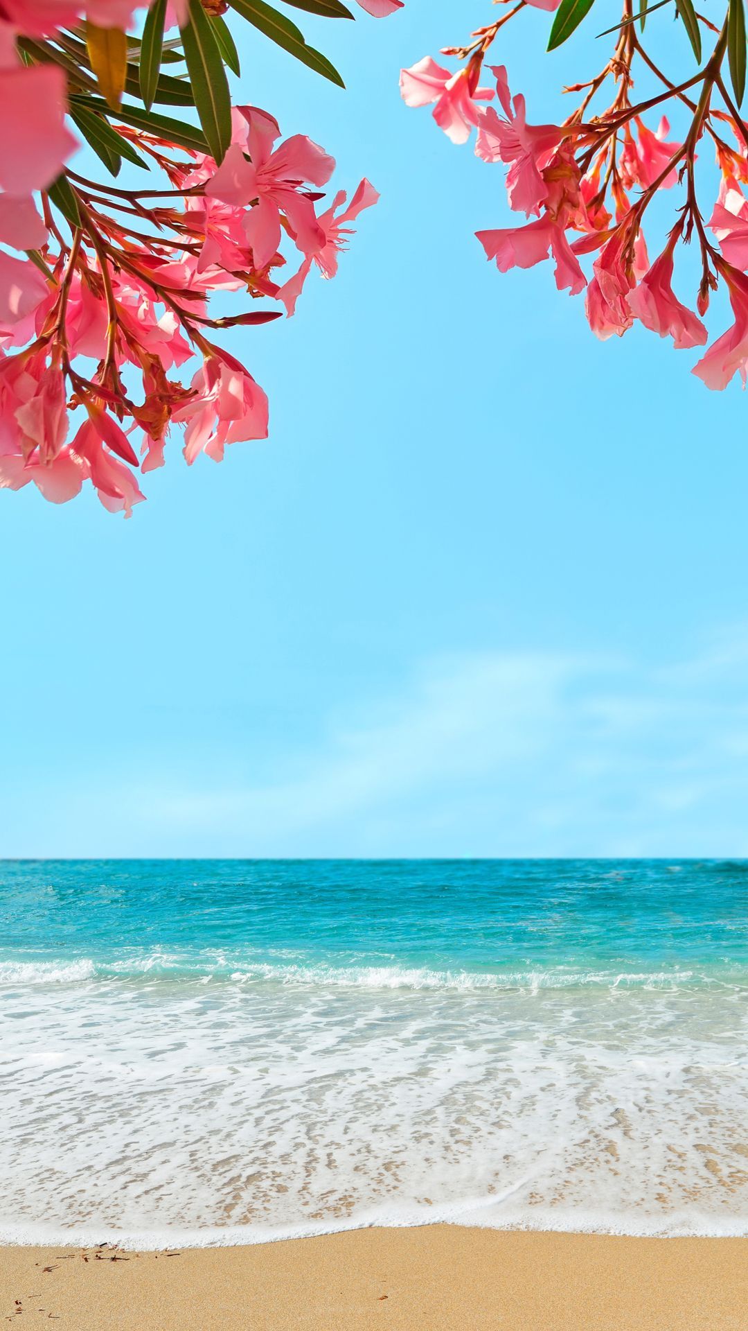  Karibik Hintergrundbild 1080x1920. Beautiful beach