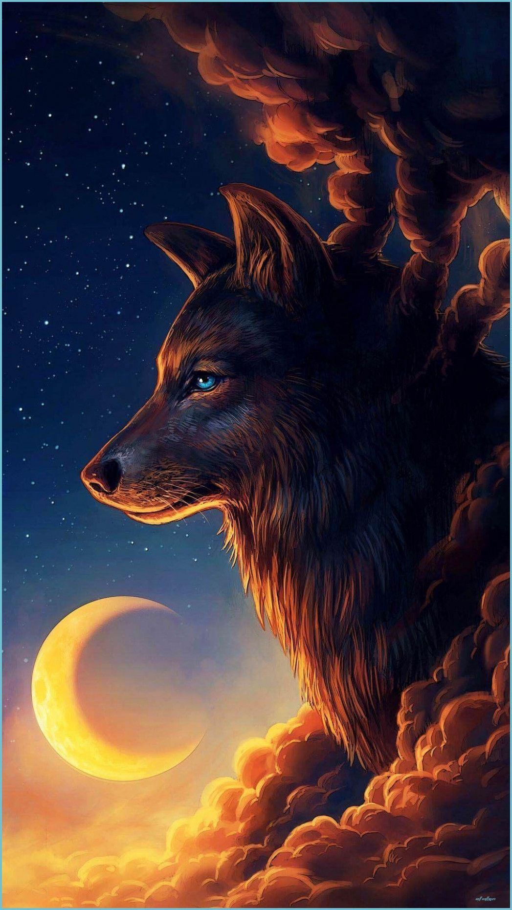  Wölfe Hintergrundbild 1047x1862. Aesthetic Wolf Wallpaper