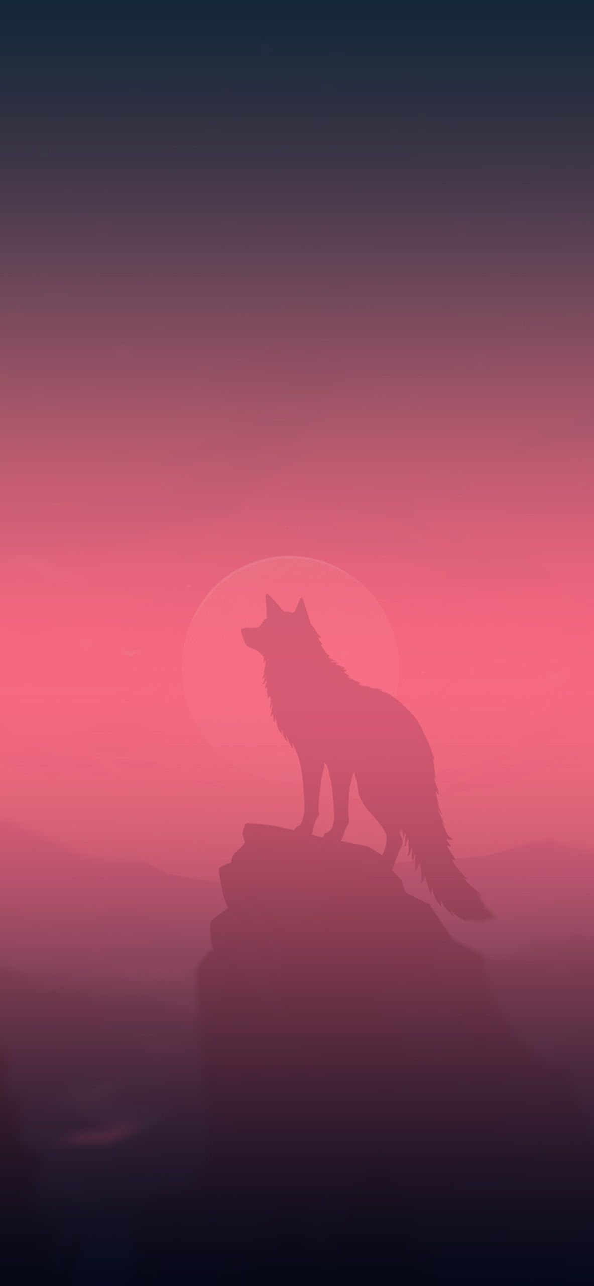  Wölfe Hintergrundbild 1183x2560. Wolf & Sunset Aesthetic Wallpaper Wallpaper for iPhone