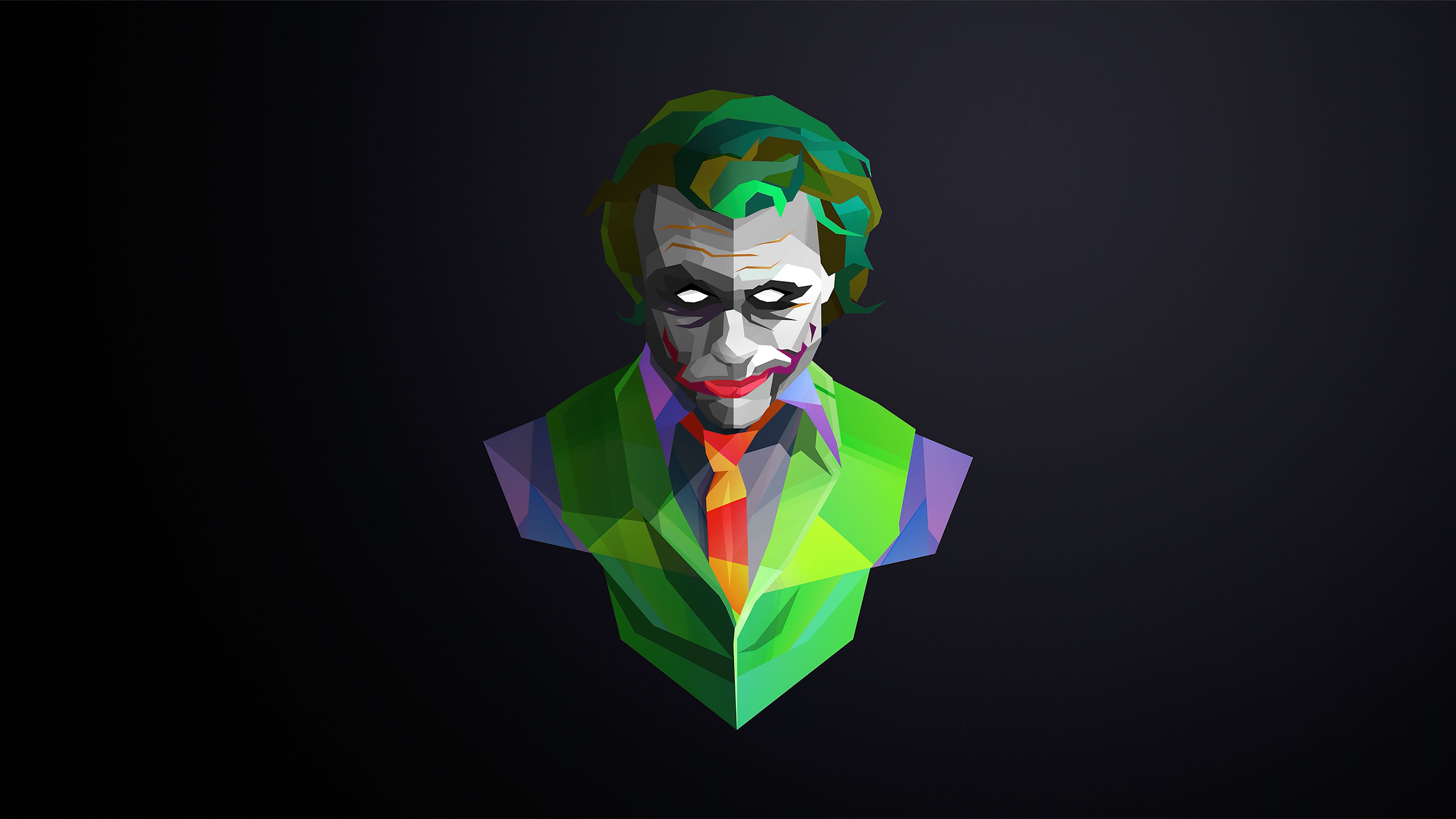  Joker Hintergrundbild 3840x2160. Joker Wallpaper 4K, DC Comics, Dark background