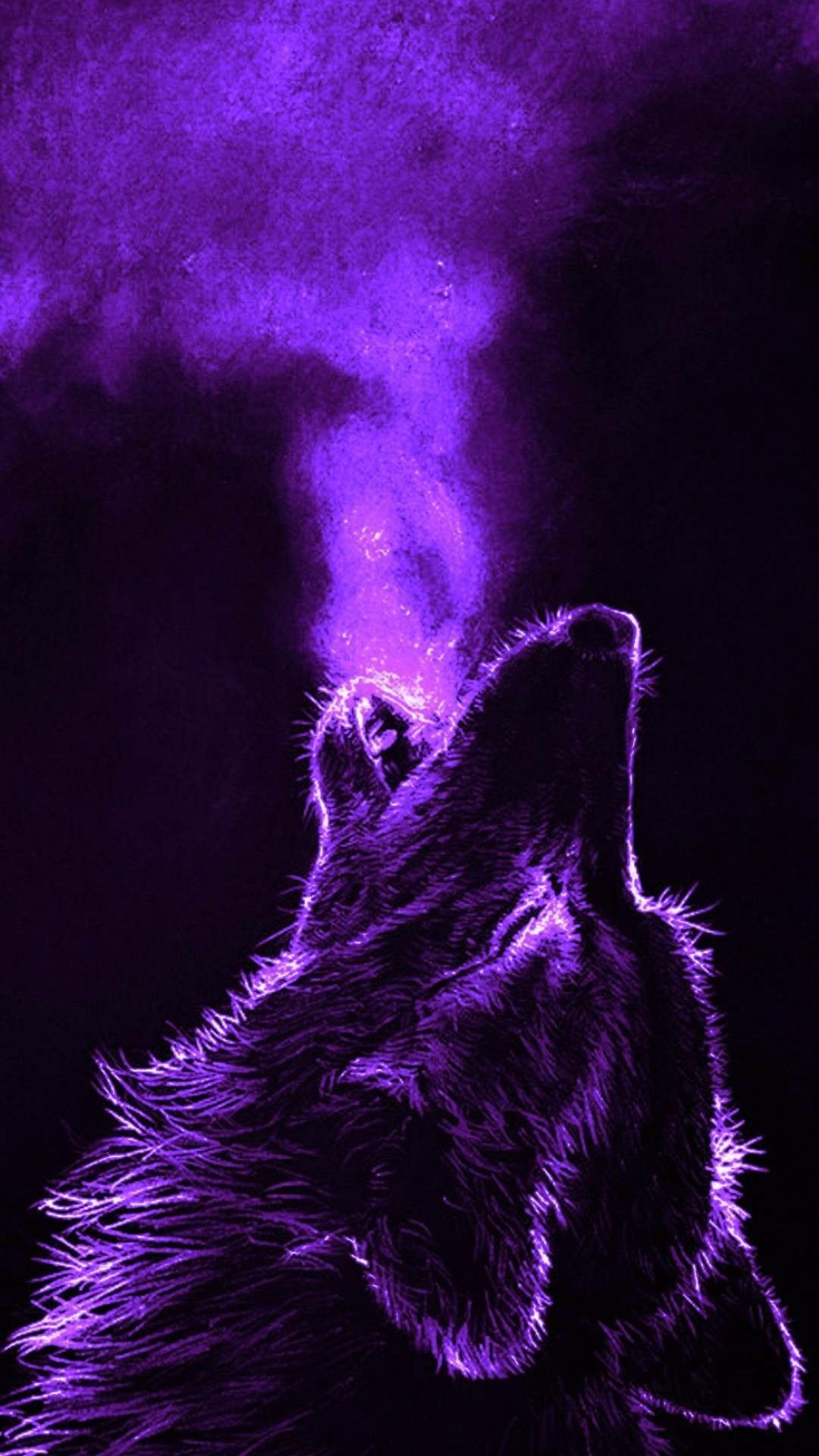  Wölfe Hintergrundbild 1080x1920. Purple wolf. Wolf wallpaper, Purple wallpaper iphone, Dark purple wallpaper