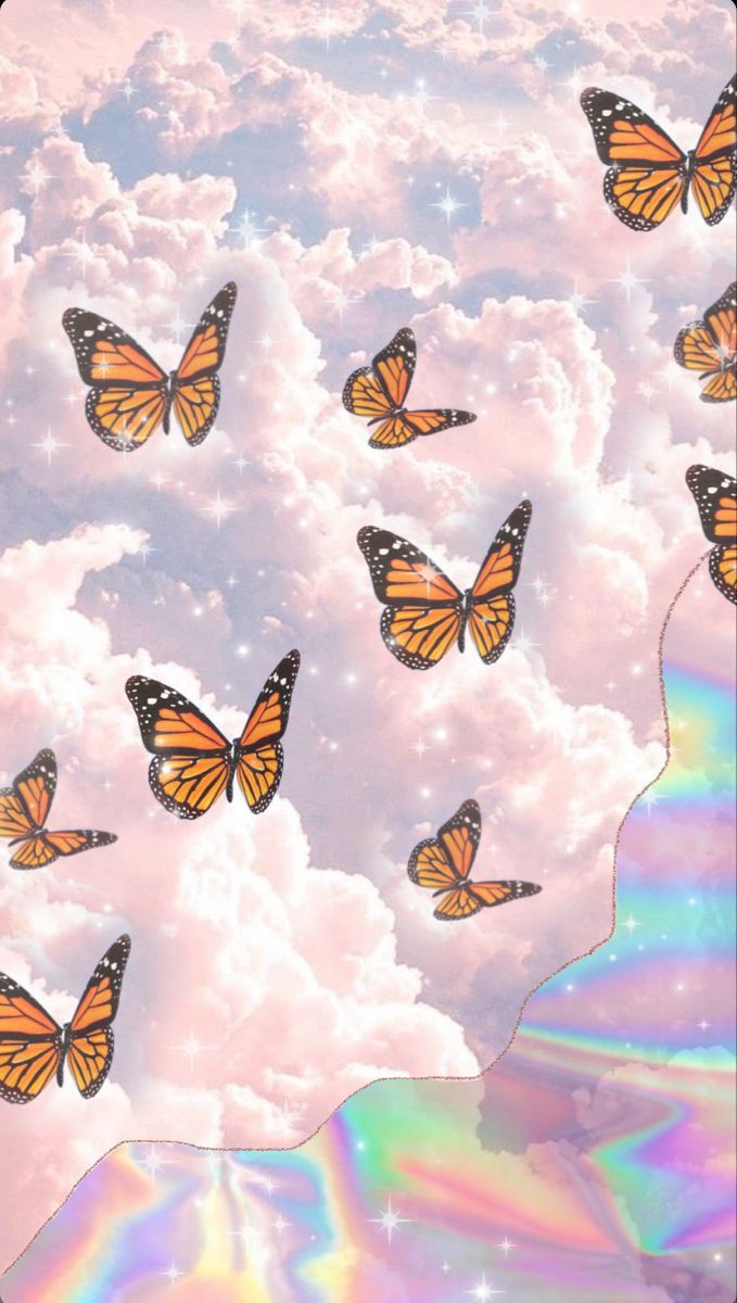  Schmetterling Hintergrundbild 679x1200. Butterfly wallpaper. Butterfly wallpaper, iPhone wallpaper vintage, Aesthetic iphone wallpaper