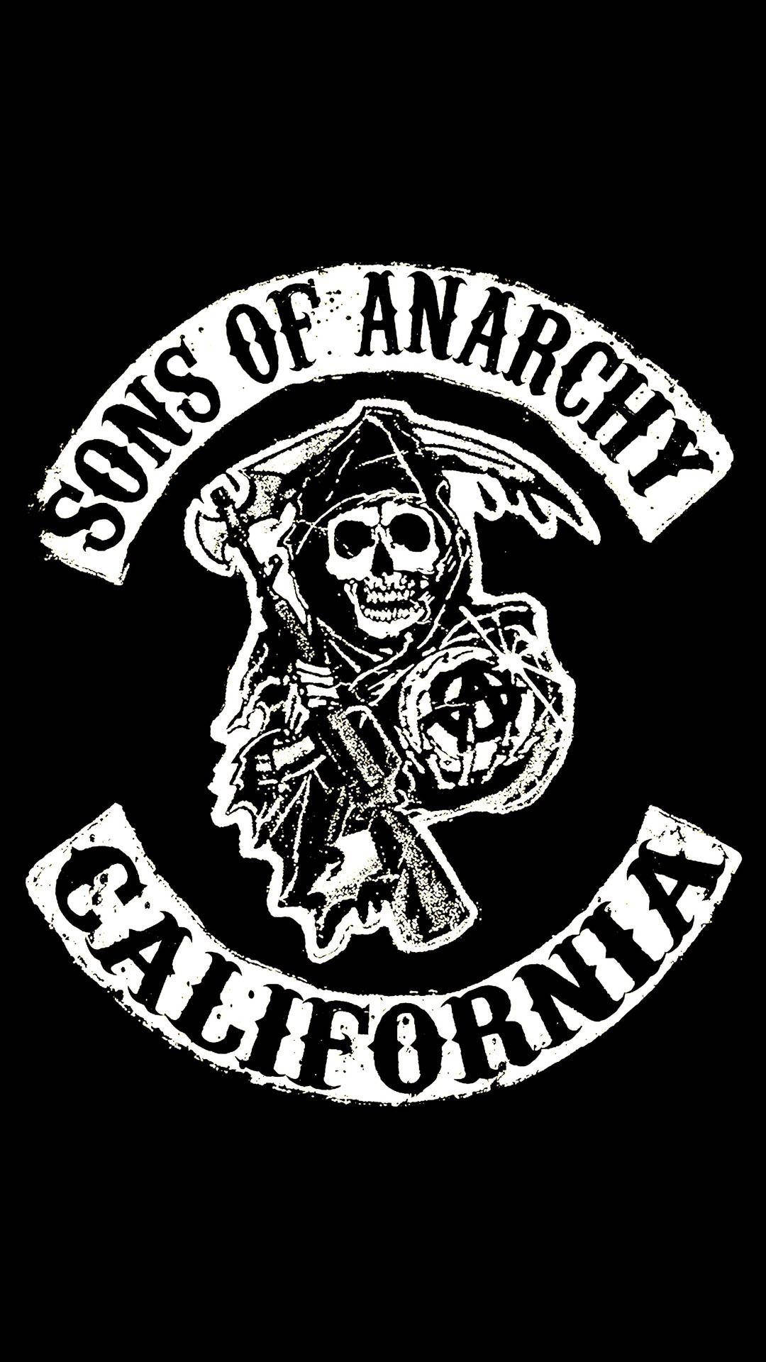  Sons Of Anarchy Hintergrundbild 1080x1920. Download Sons Of Anarchy California Logo Wallpaper