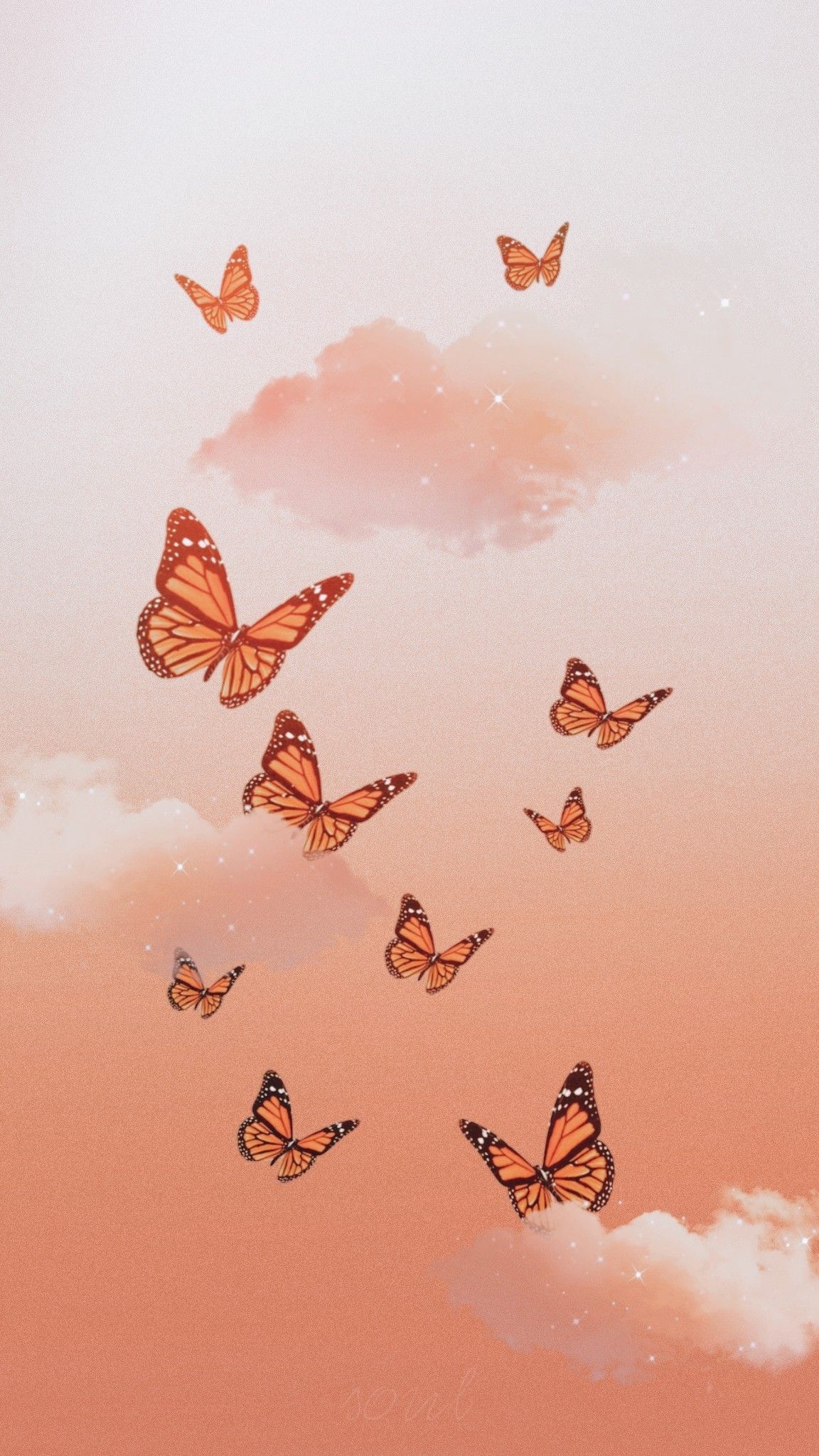  Schmetterling Hintergrundbild 1152x2048. Wallpaper aesthetic