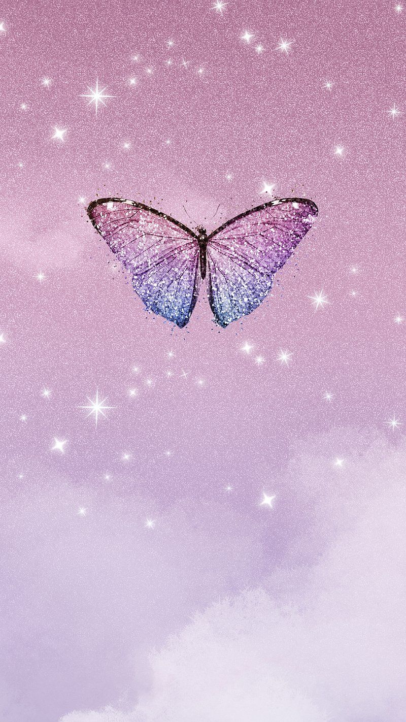 Schmetterling Hintergrundbild 800x1422. Aesthetic butterfly iPhone wallpaper, sparkling