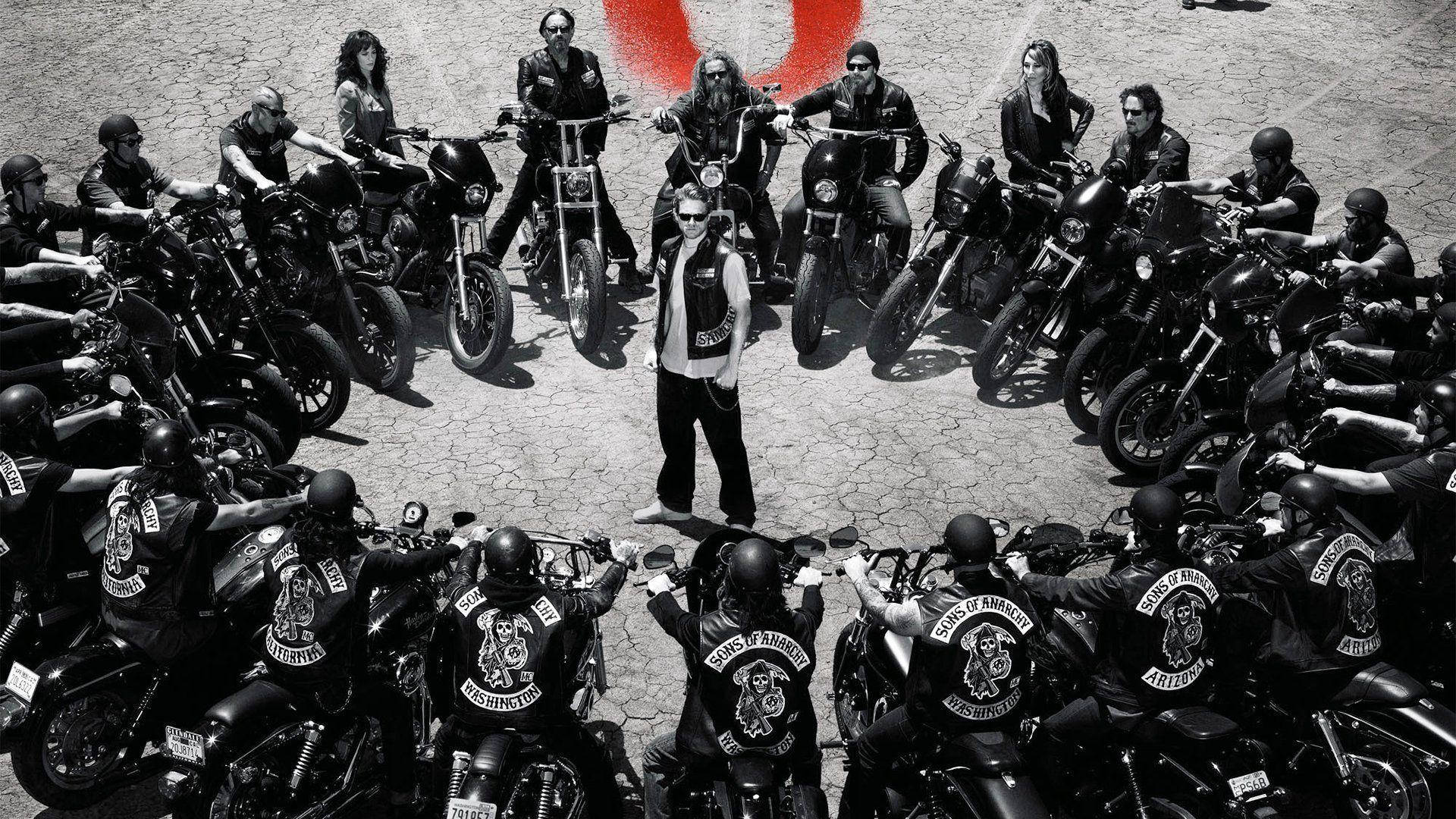  Sons Of Anarchy Hintergrundbild 1920x1080. Download The Sons of Anarchy Ride Together Wallpaper