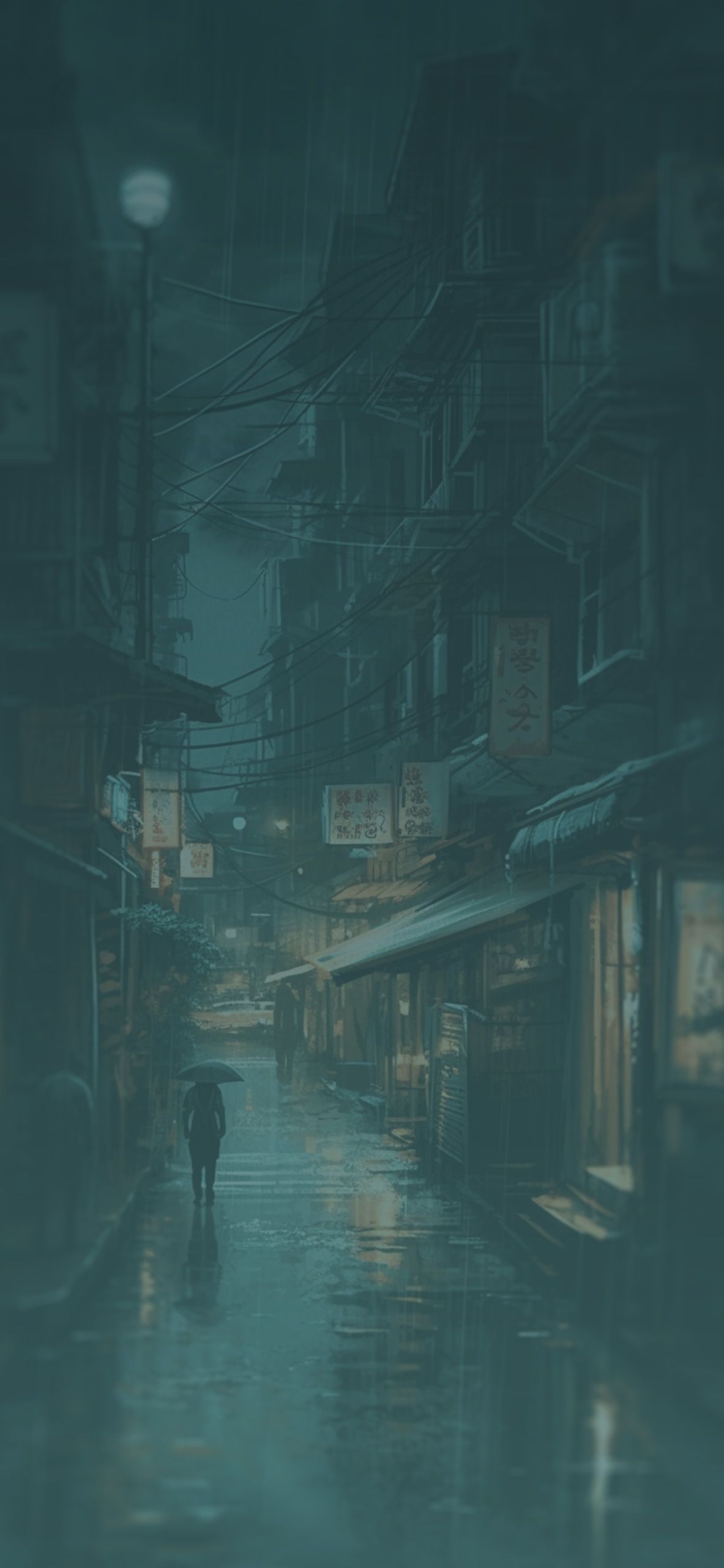  China Hintergrundbild 1183x2560. Rain in China Lane Dark Wallpaper City Wallpaper iPhone