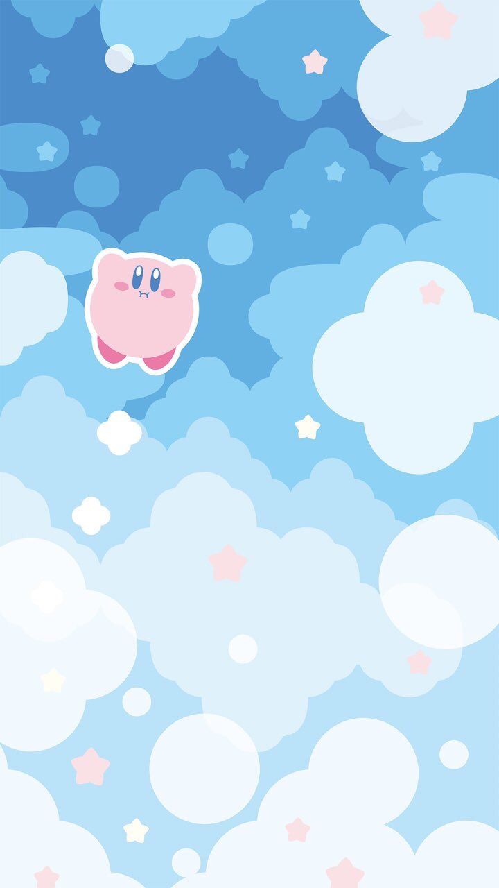  Nintendo Hintergrundbild 720x1280. Kirby Informer on X: Here's the official Kirby phone wallpaper for this month from Nintendo Japan! / X