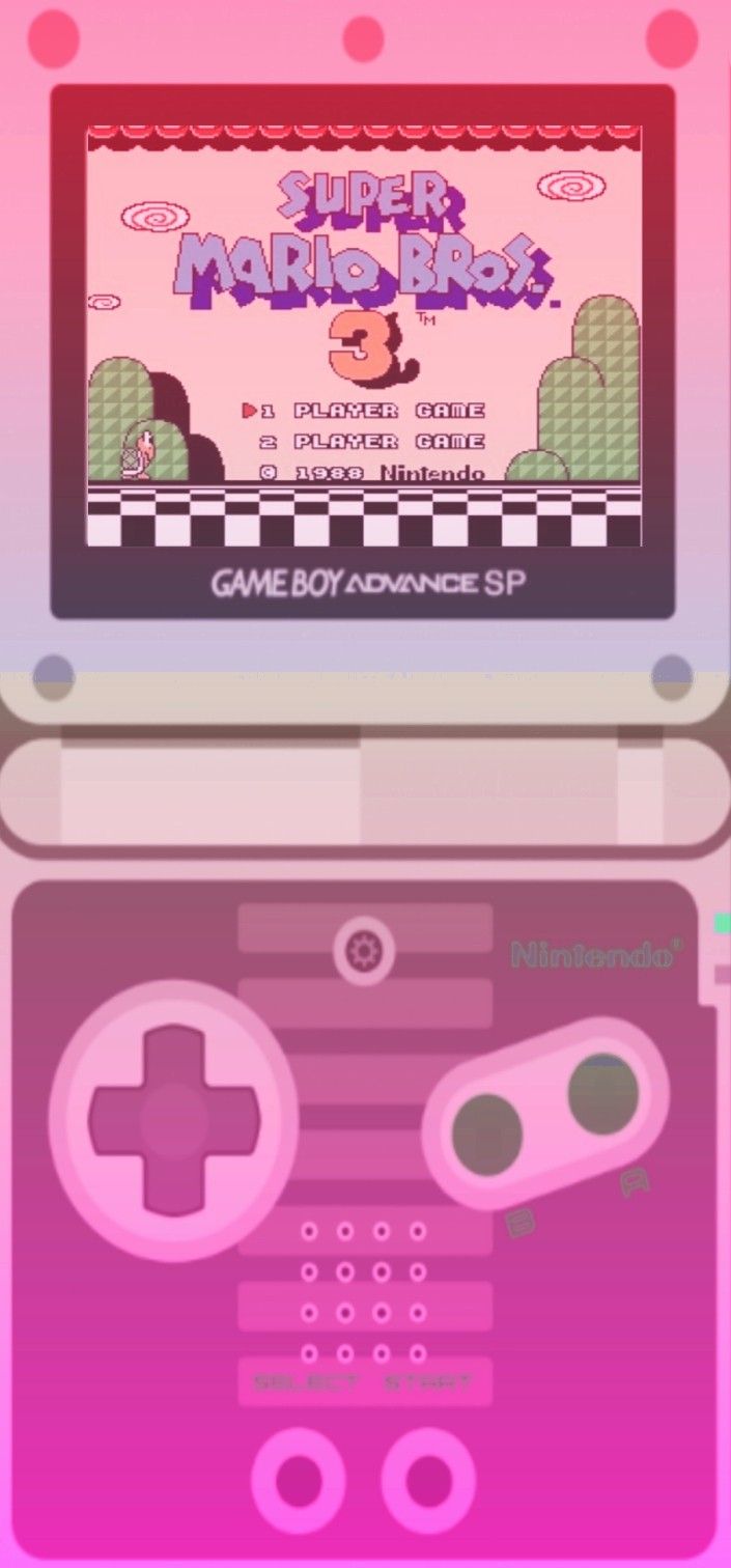  Nintendo Hintergrundbild 705x1512. aesthetic GBA wallpaper
