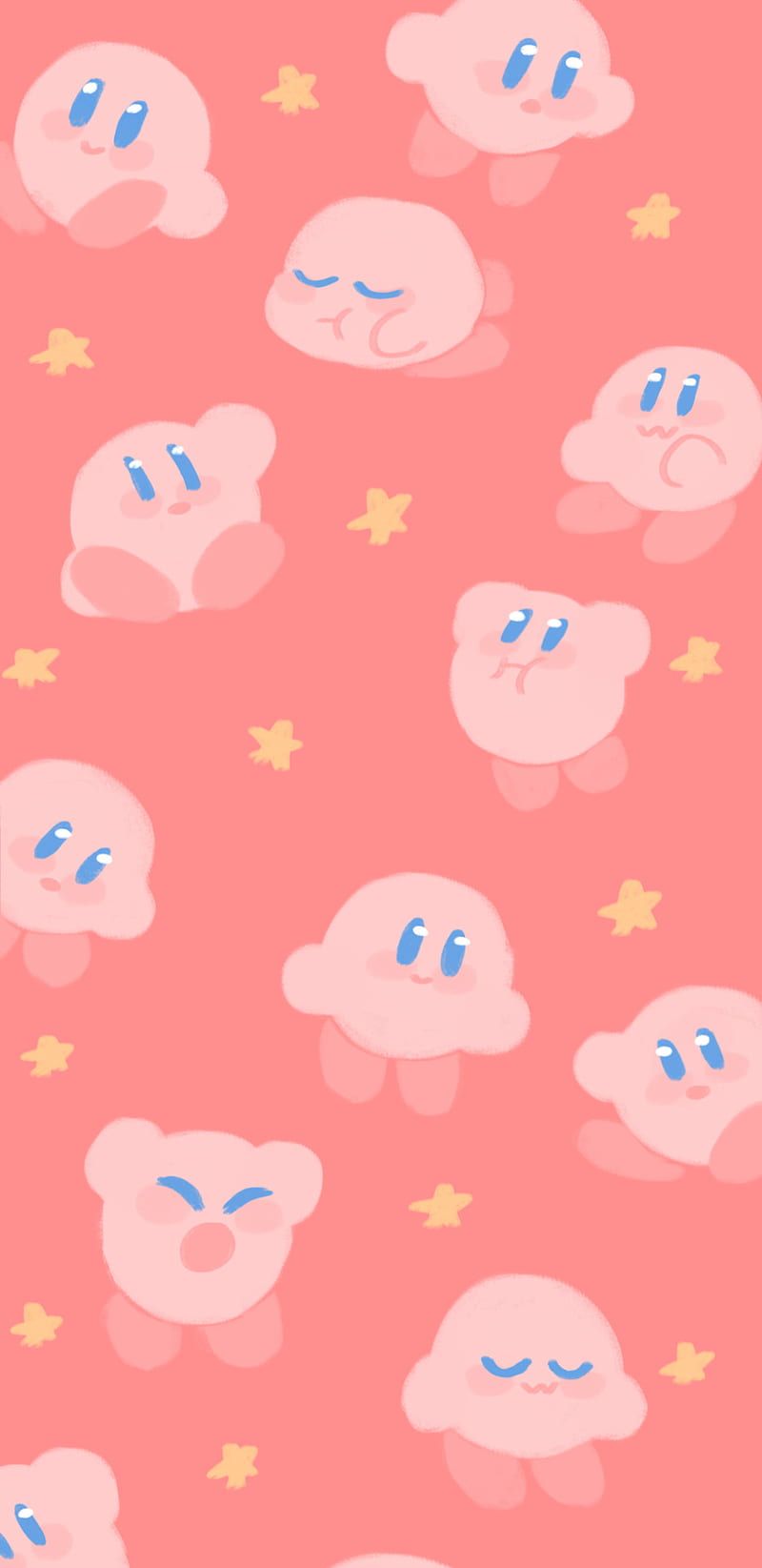  Nintendo Hintergrundbild 800x1645. Kirby, cartoon, drawing, game, games, gaming, nintendo, pink, smash bros, videogame, HD phone wallpaper