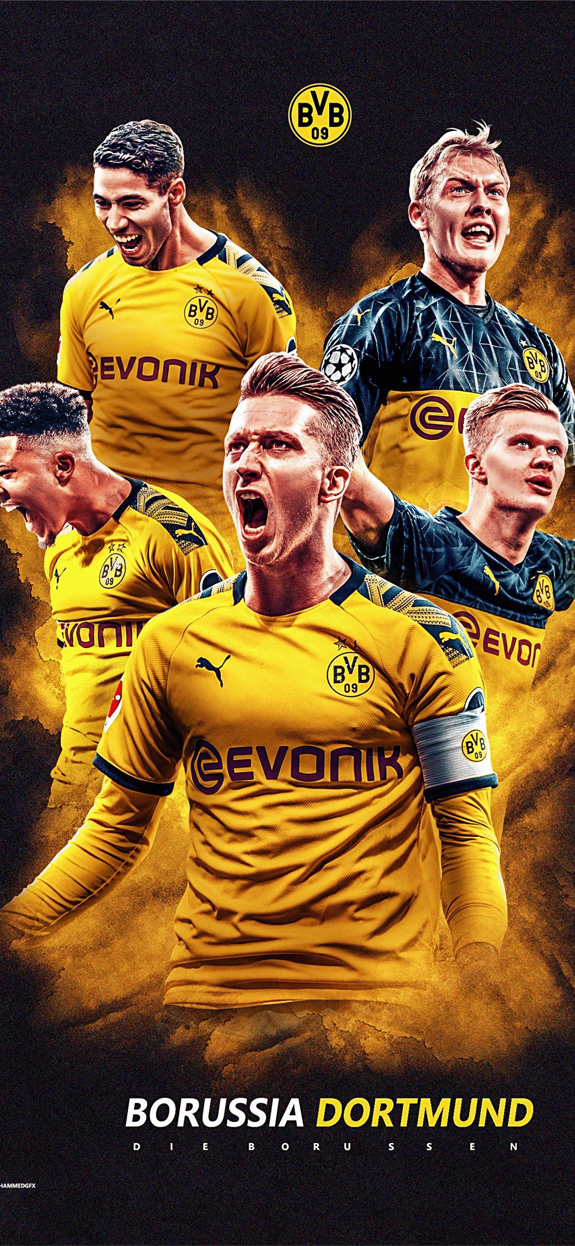 Borussia Dortmund Hintergrundbild 1125x2436. iPhone Wallpaper HD
