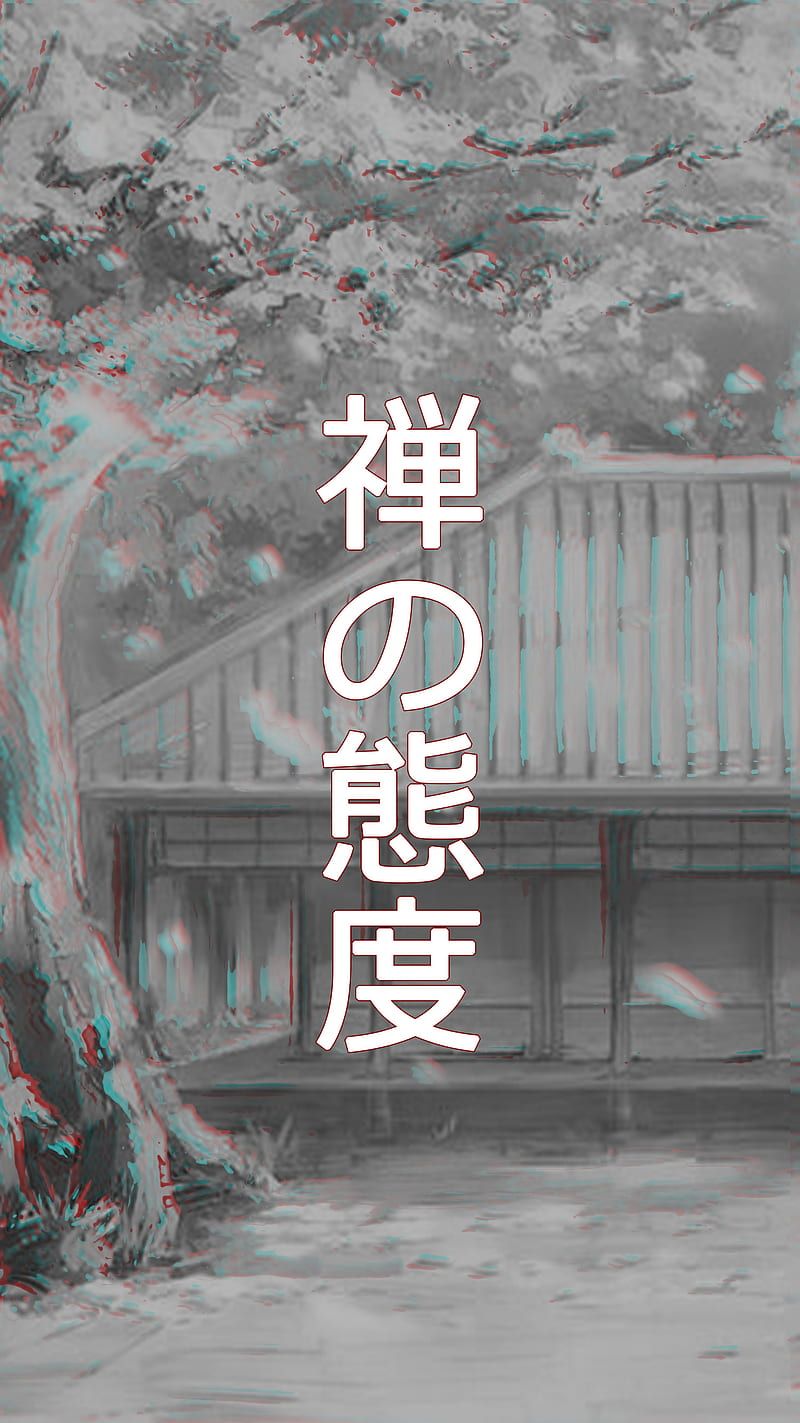  Zen Hintergrundbild 800x1423. Paysage, anime, background, glitch, japan, zen, HD phone wallpaper