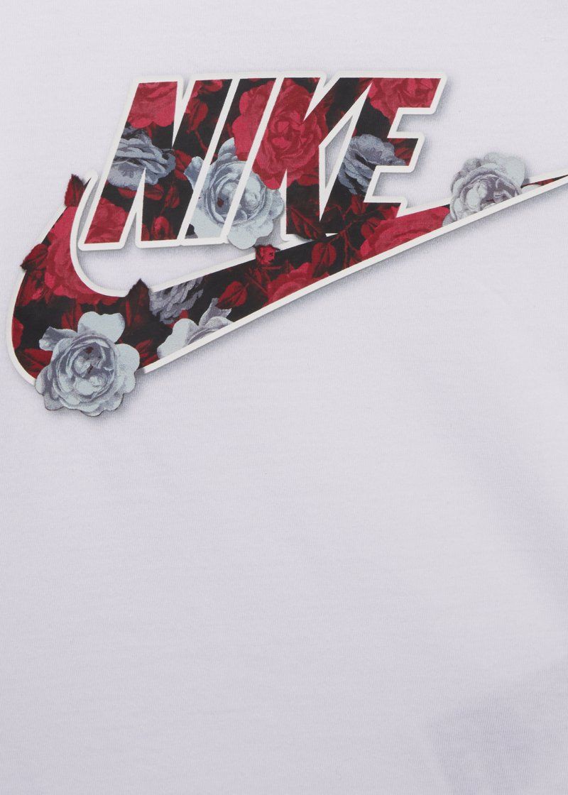  Nike Hintergrundbild 800x1120. Nike Sportswear WALLPAPER FLORAL FUTURA Shirt Print Weiß