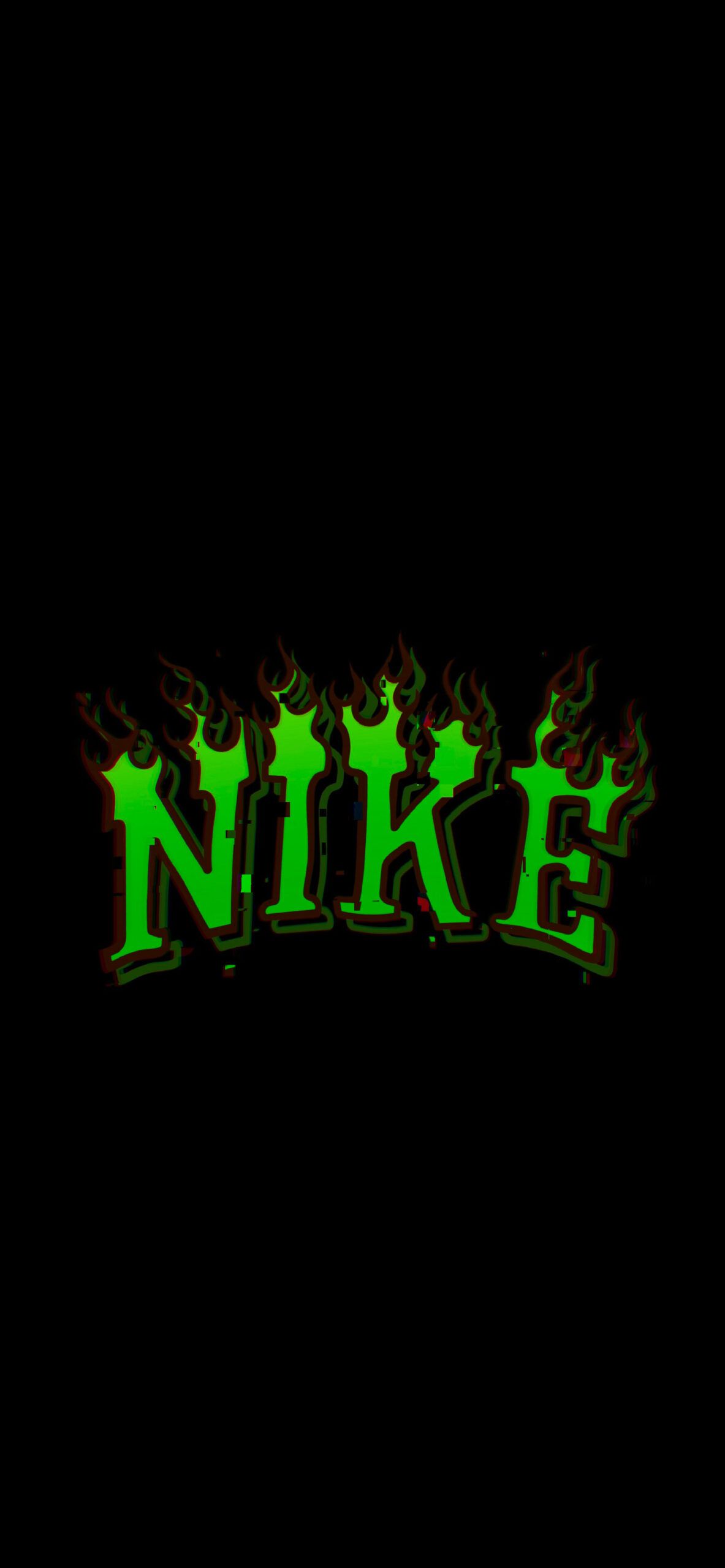  Nike Hintergrundbild 1183x2560. Black Nike Wallpaper with Flame Logo Nike Wallpaper HD