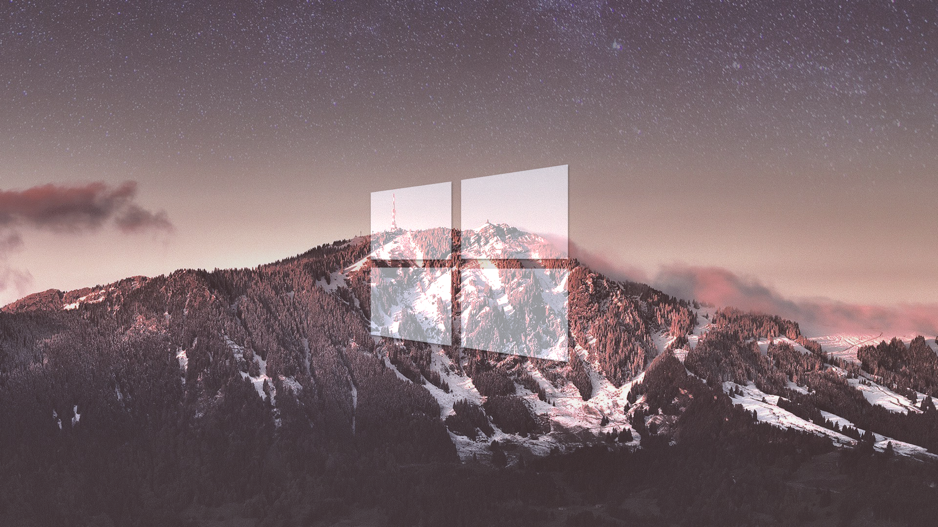  Windows 10 1920x1080 Hintergrundbild 1920x1080. Windows landscape, mountains, logo, Microsoft, naturex1080 Wallpaper