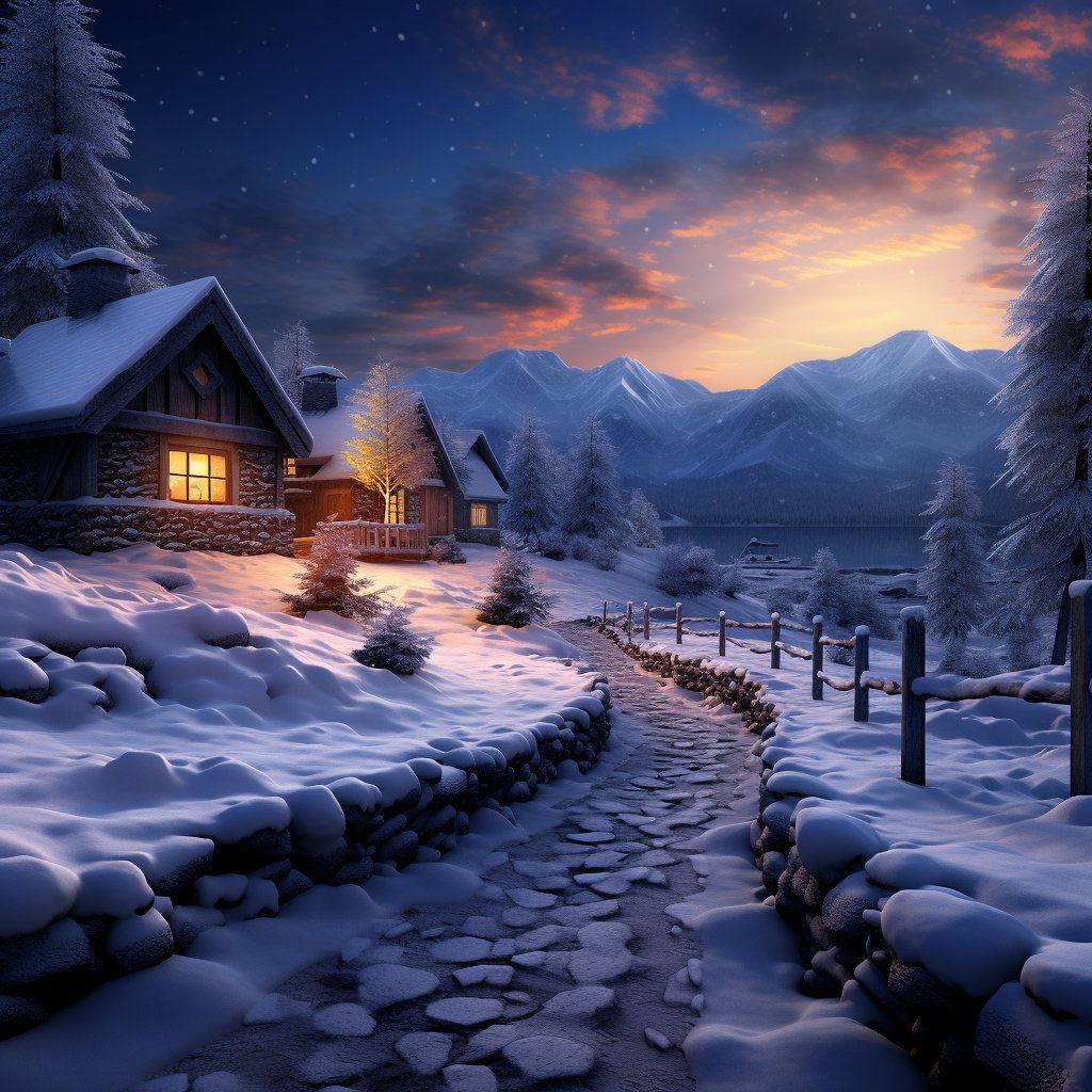  Winterwald Hintergrundbild 1024x1024. Winter wallpaper